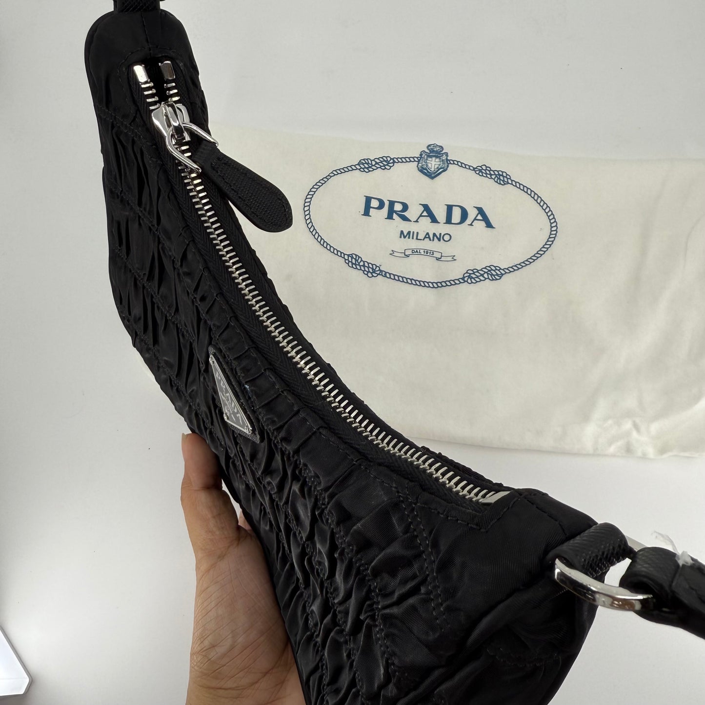 Prada Quilted Baguette