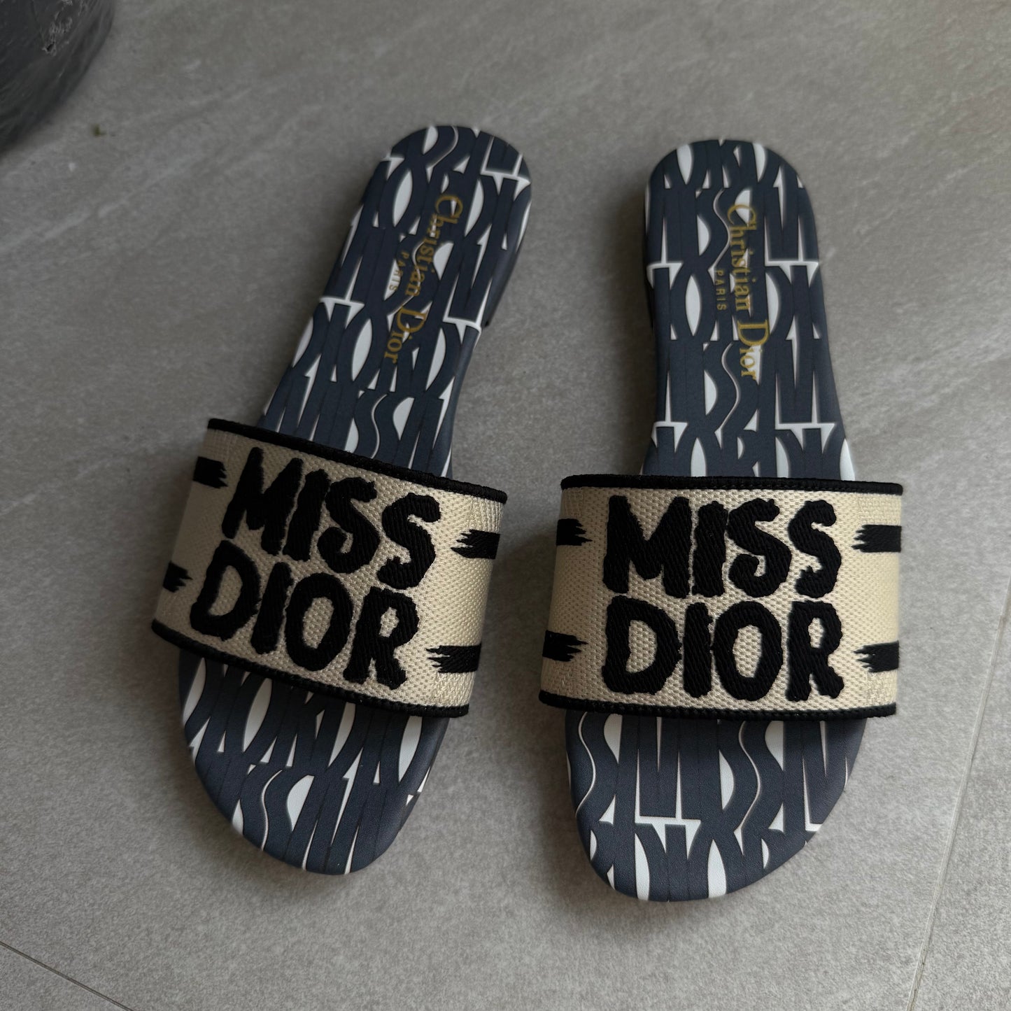 Christian "Miss Dior" Dway Flats