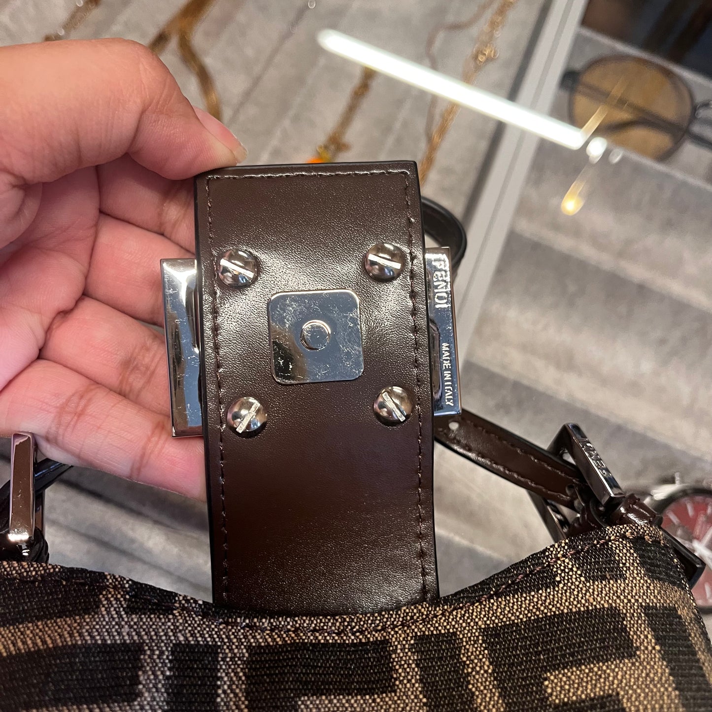 Fendi Mini Croissant Baguette
