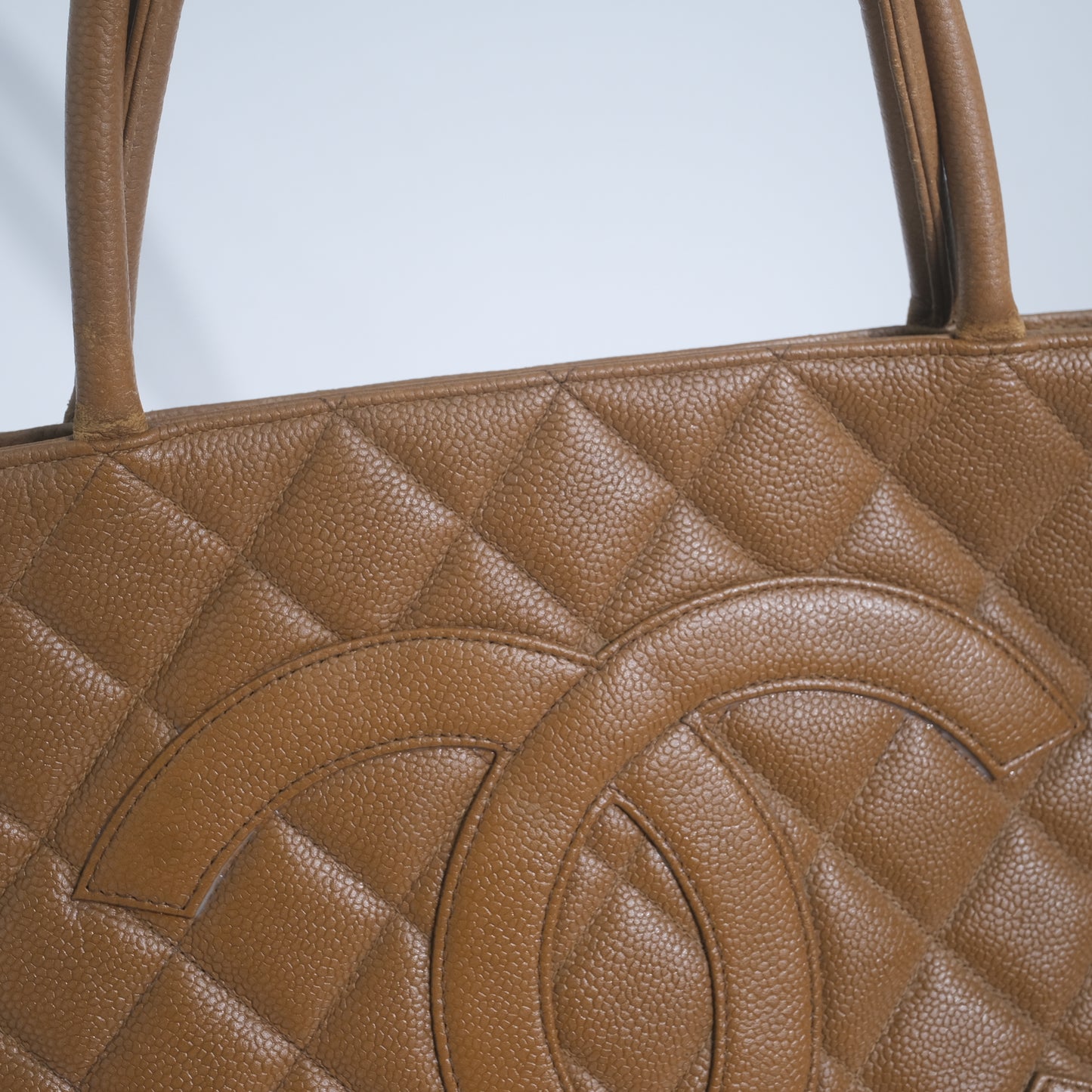 Chanel Medallion Tan Tote