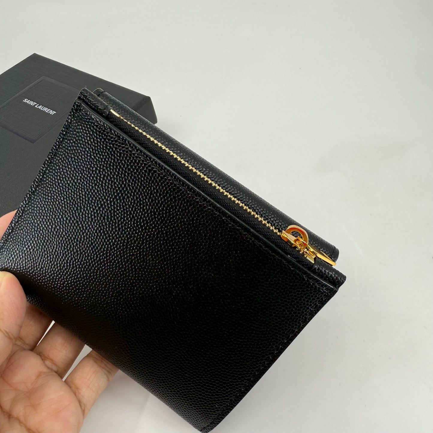 Yves Saint Laurent Bifold Caviar Wallet