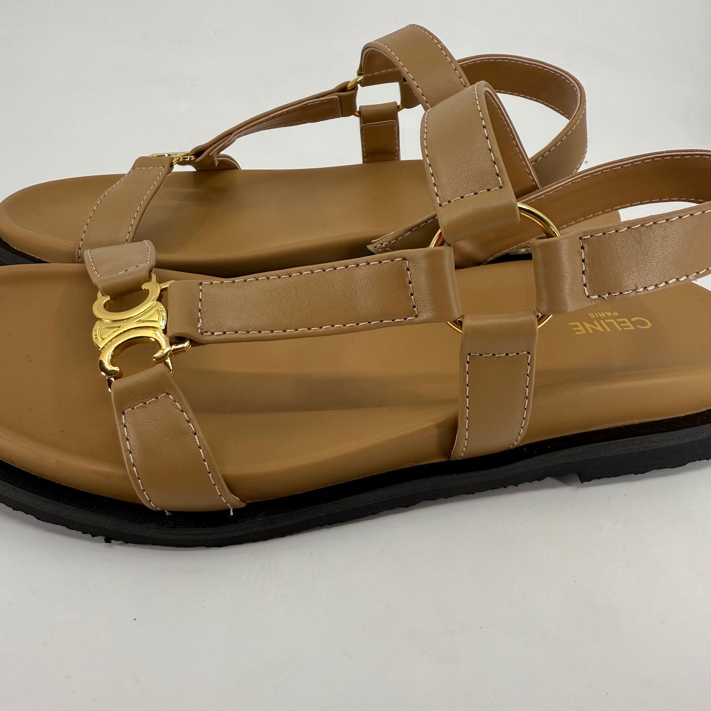 Celine Maud Sandals (Nude)