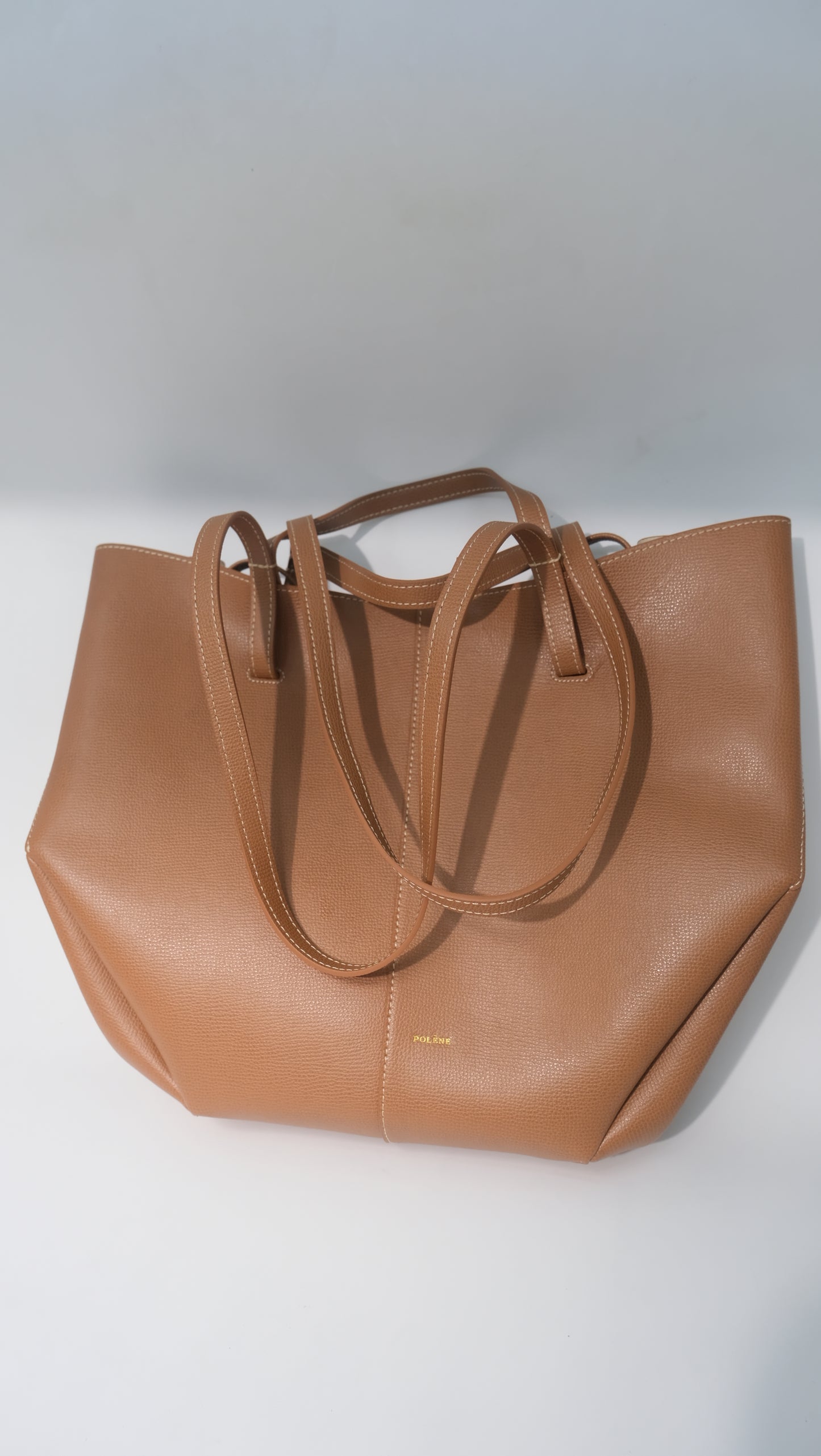 Polène Cyme Textured Large Tote Bag