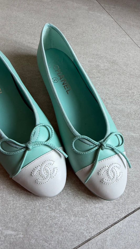 Chanel Ballet Flats Tiffany