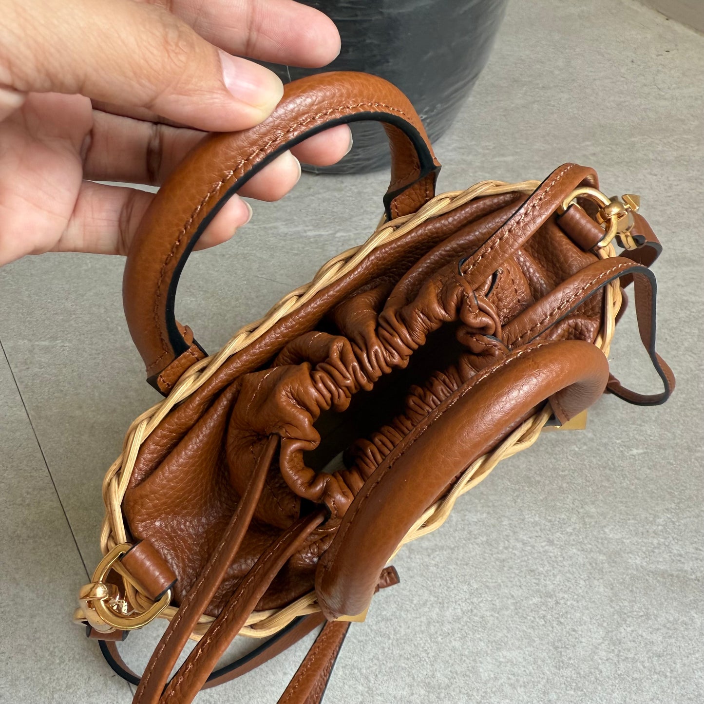 Valentino Summer Basket Crossbody Bag