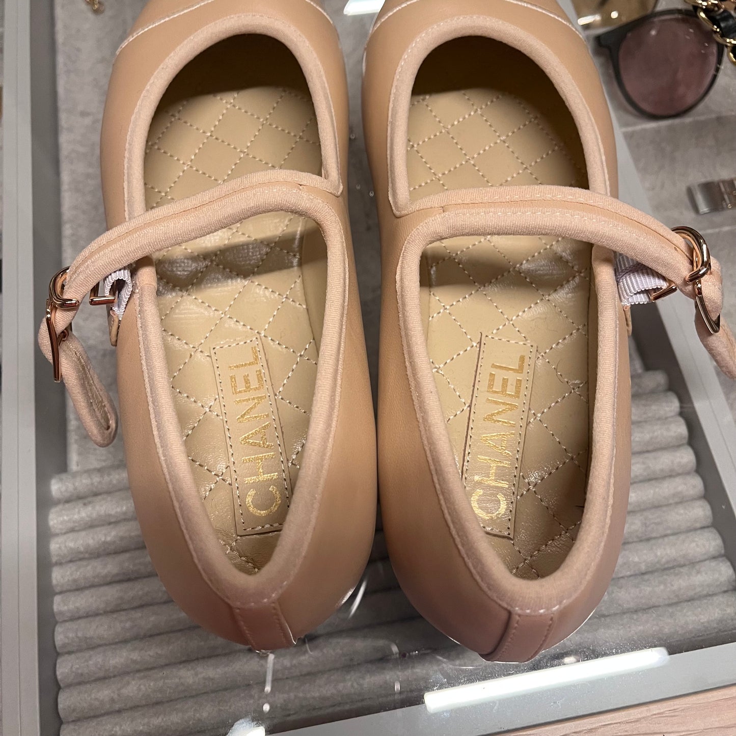 Chanel Ballet Mary Jane (Beige)