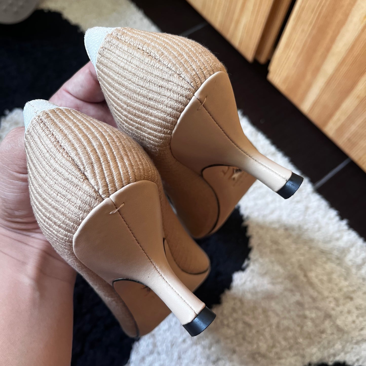 Christian Dior Nude Kitten Heels