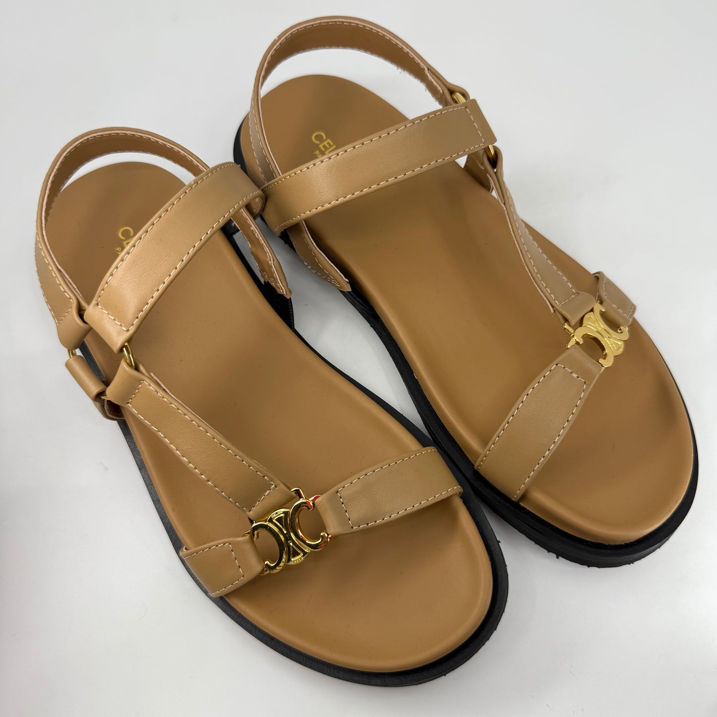 Celine Maud Sandals (Nude)
