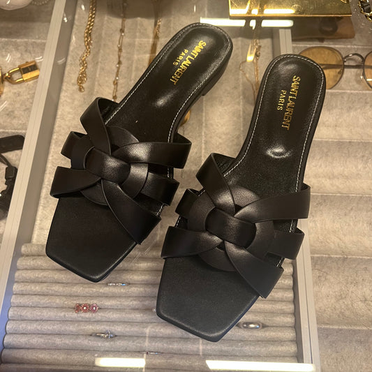 YSL Tribute Flats (Black)