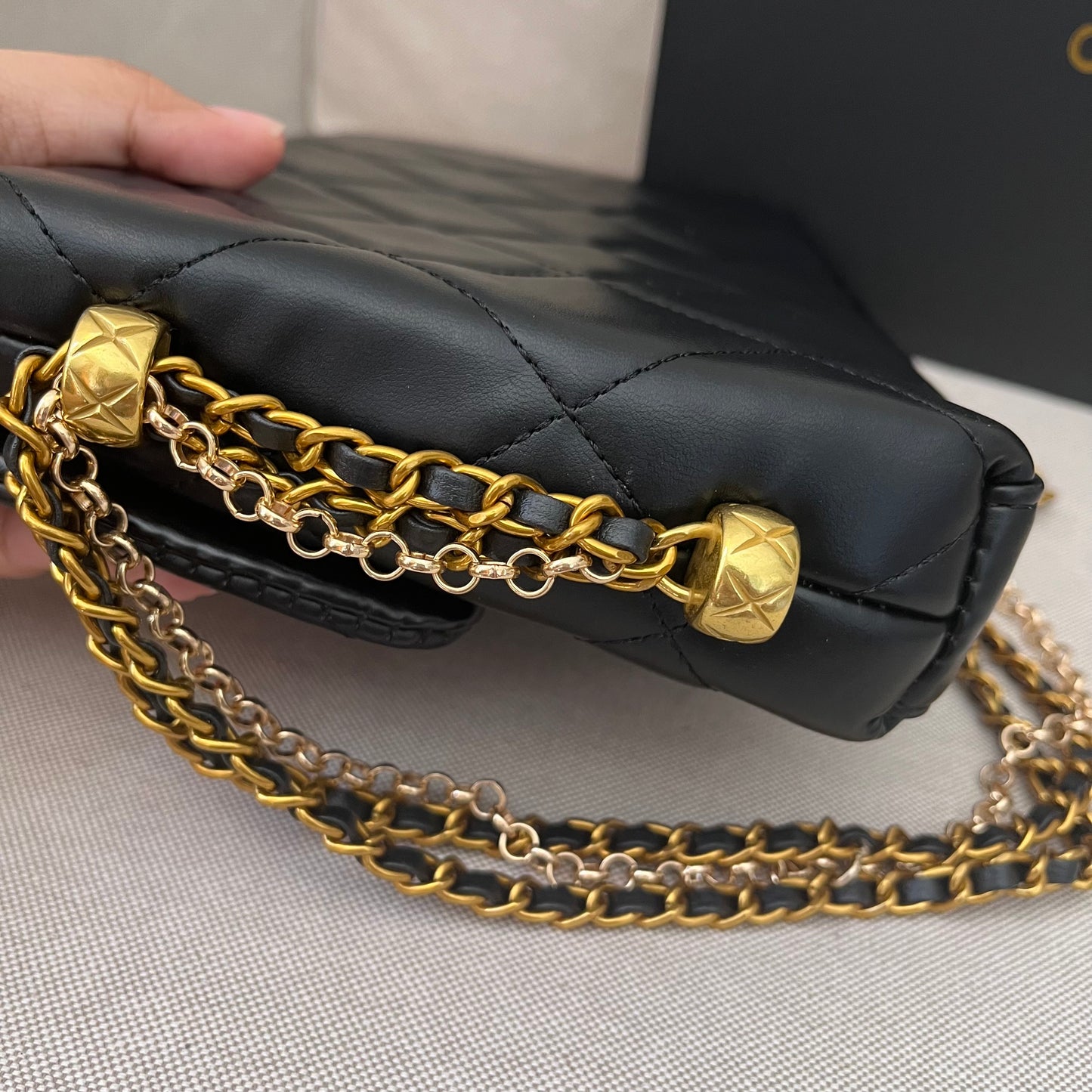 Chanel VIP Make Up Quilted Chain Crossbody