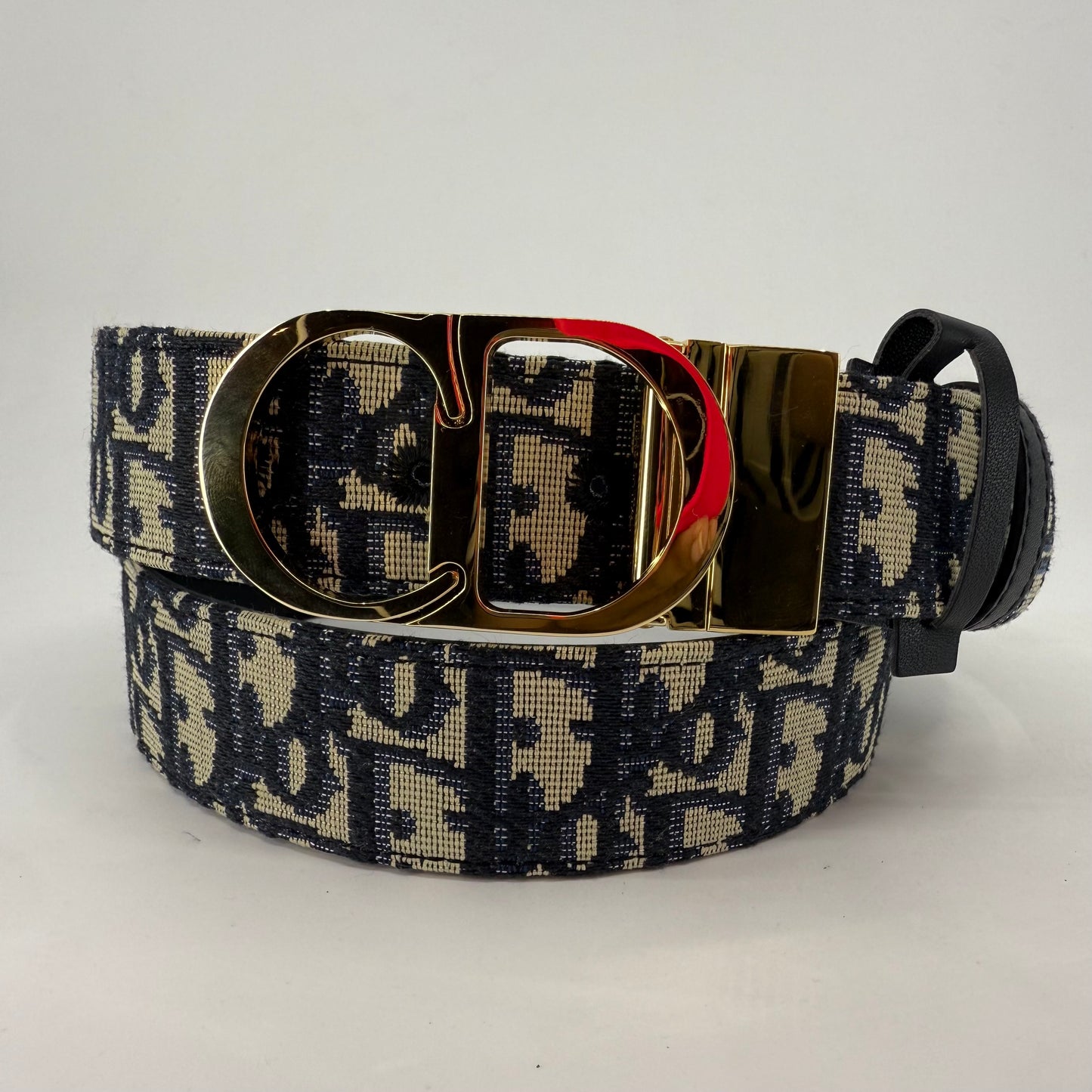 Christina Dior Monogram Reversible Belt