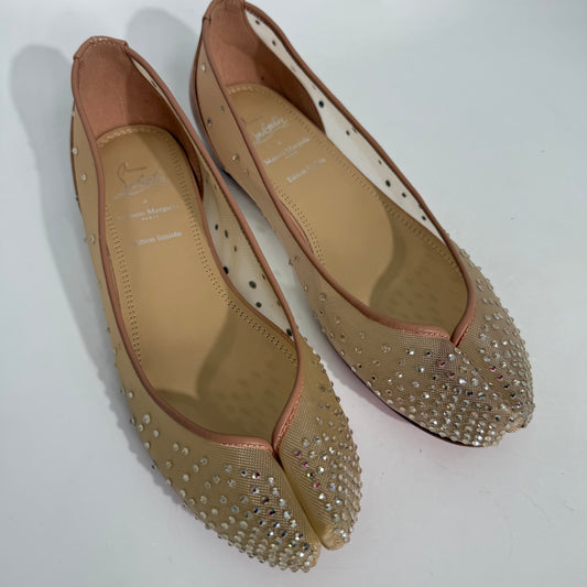 Christian Louboutin Follies Strass Ballerina