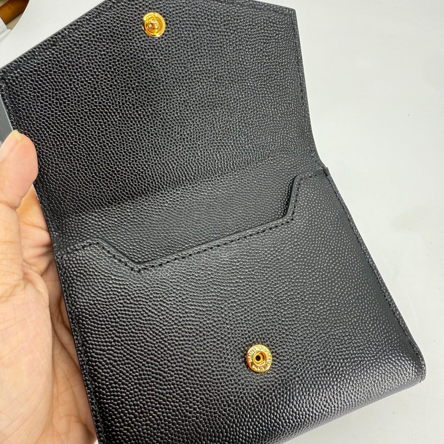 Yves Saint Laurent Bifold Caviar Wallet