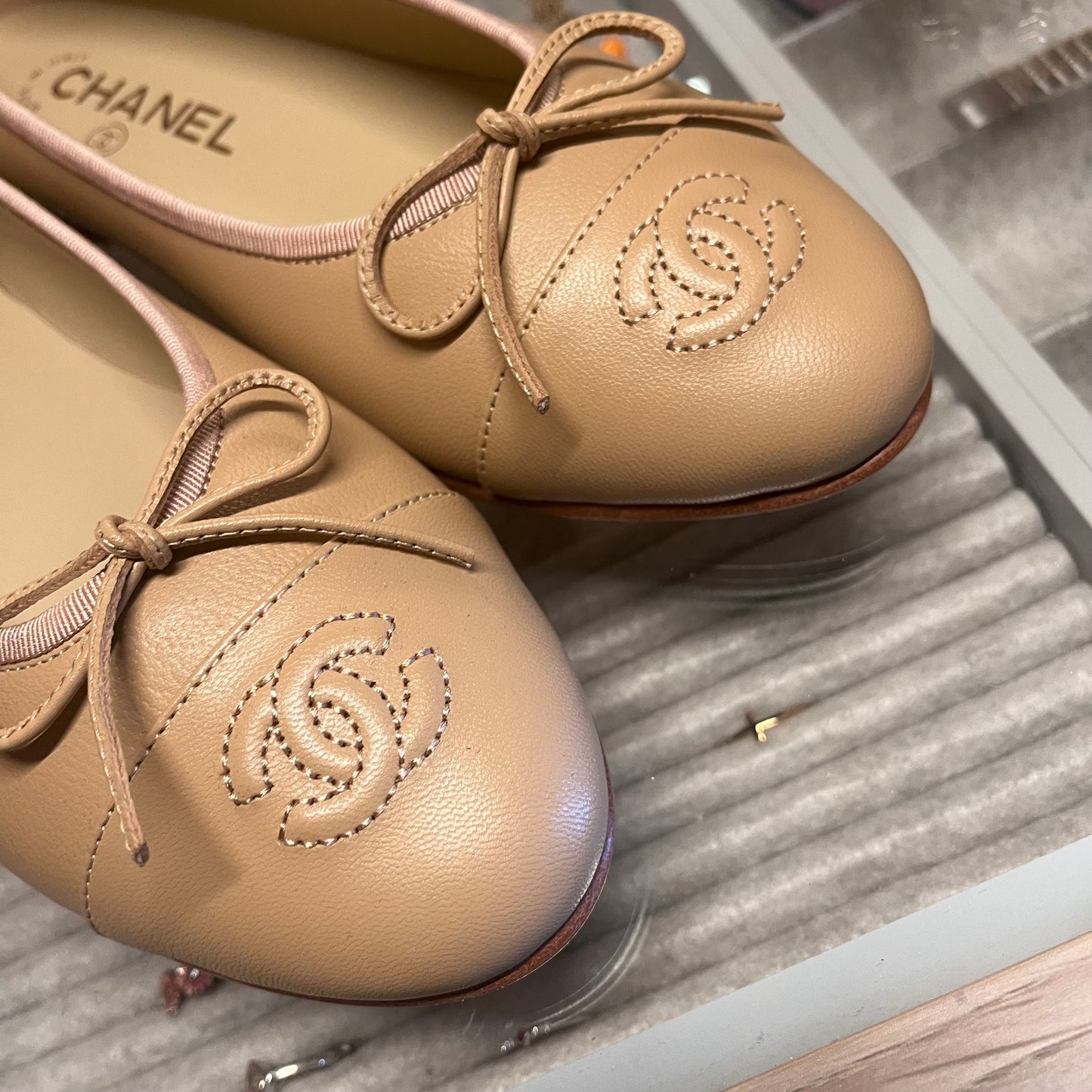 Chanel Ballet Nude Shoes