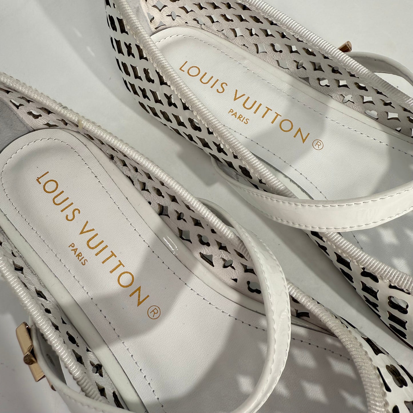 Louis Vuitton Perforated Ballet Shoes