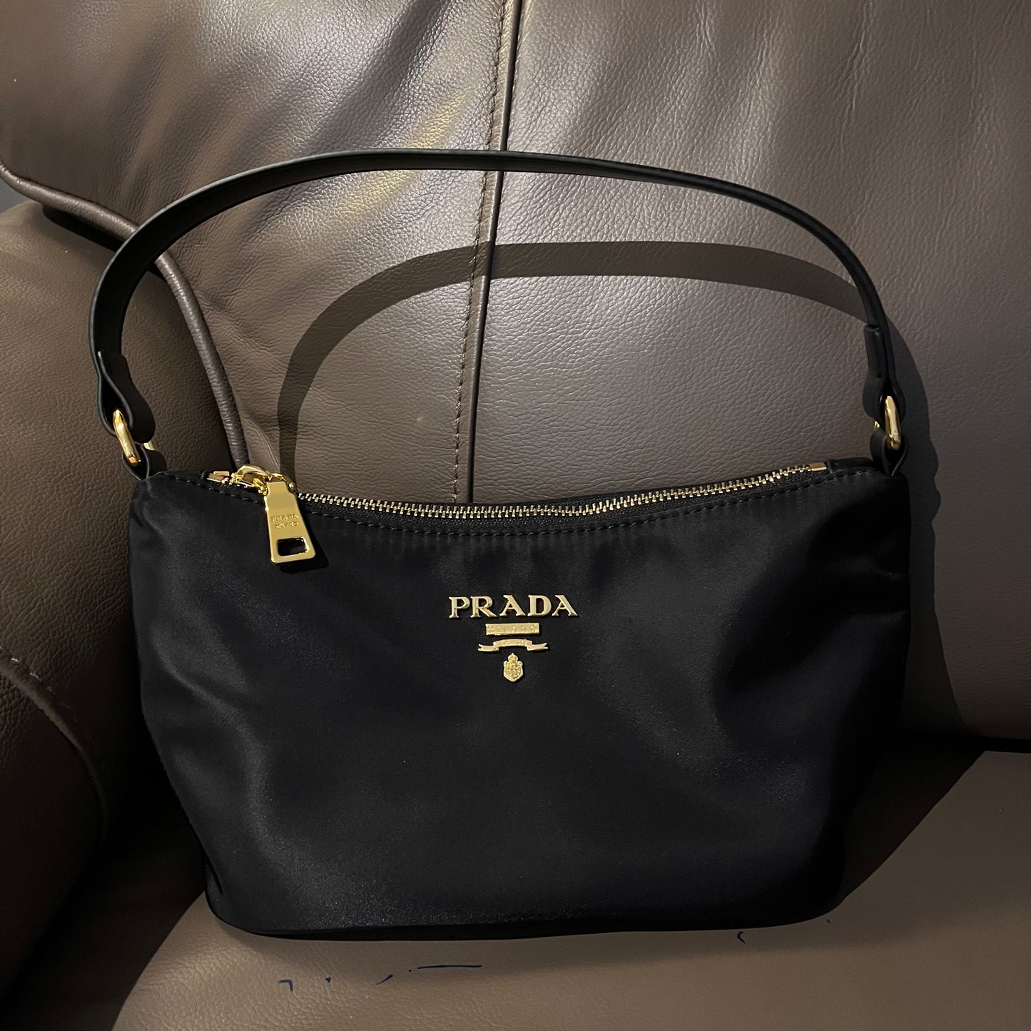 Prada Mini Baguette (with chain)