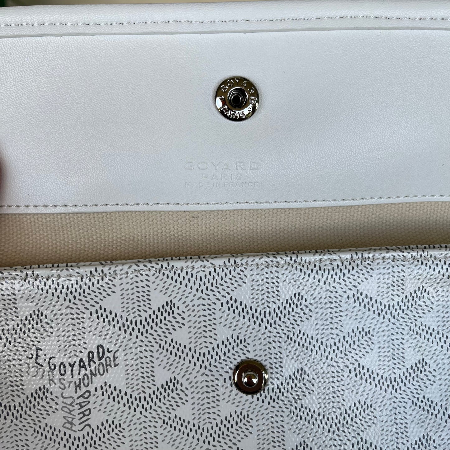 Goyard St Louis GM White