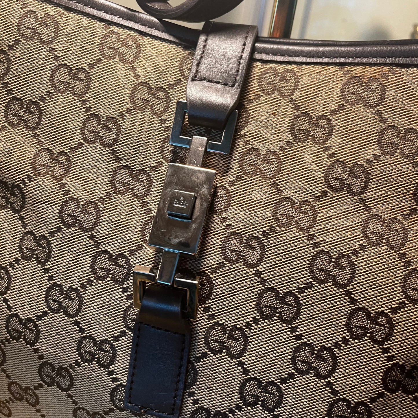 Gucci Monogram Baguette