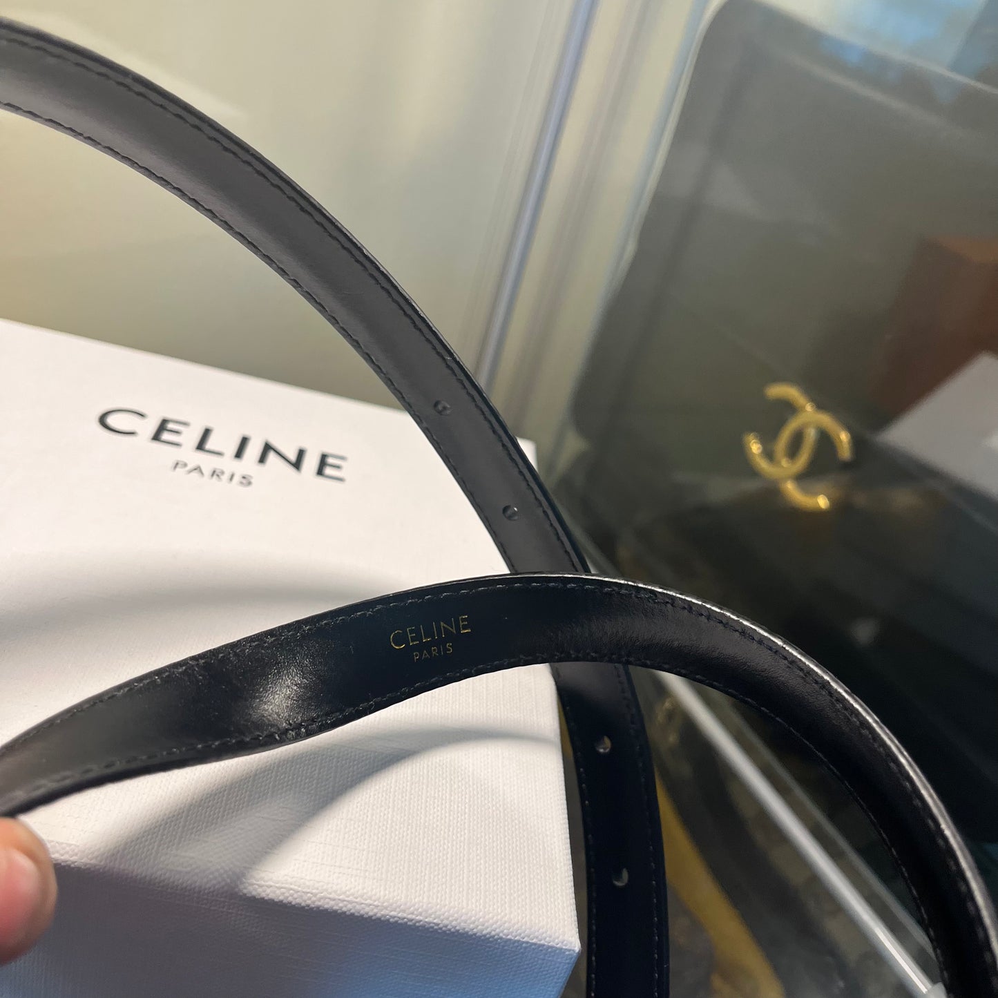 Celine Belt Lizard Skin