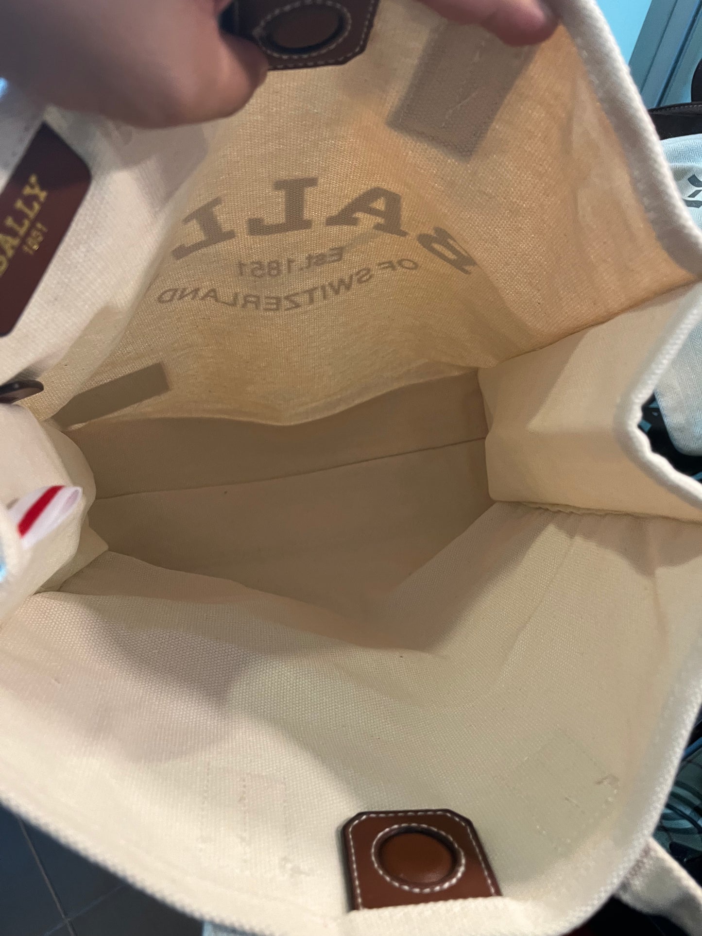 Bally Canvas Tote