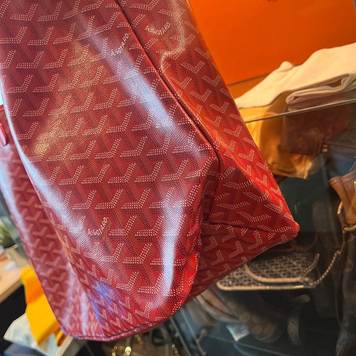 Goyard St Louis GM Red