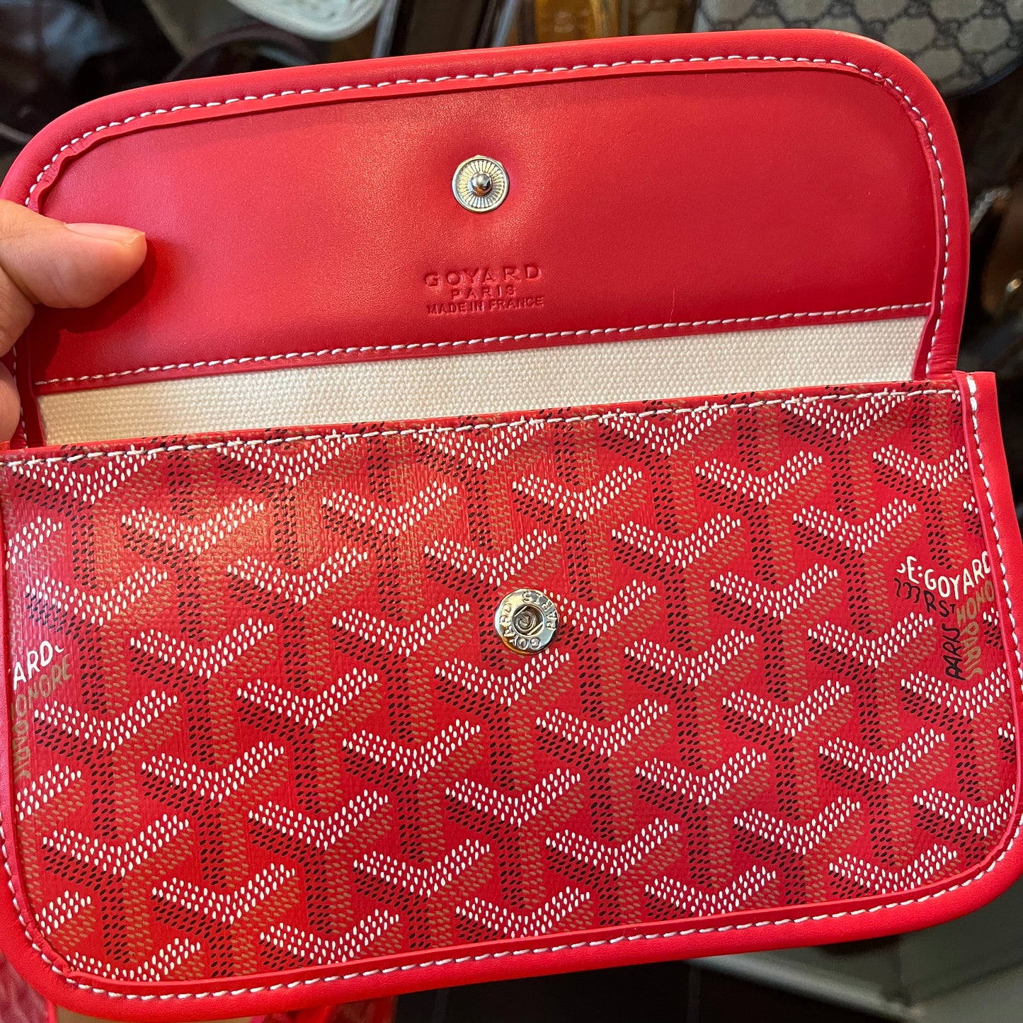Goyard St Louis GM Red