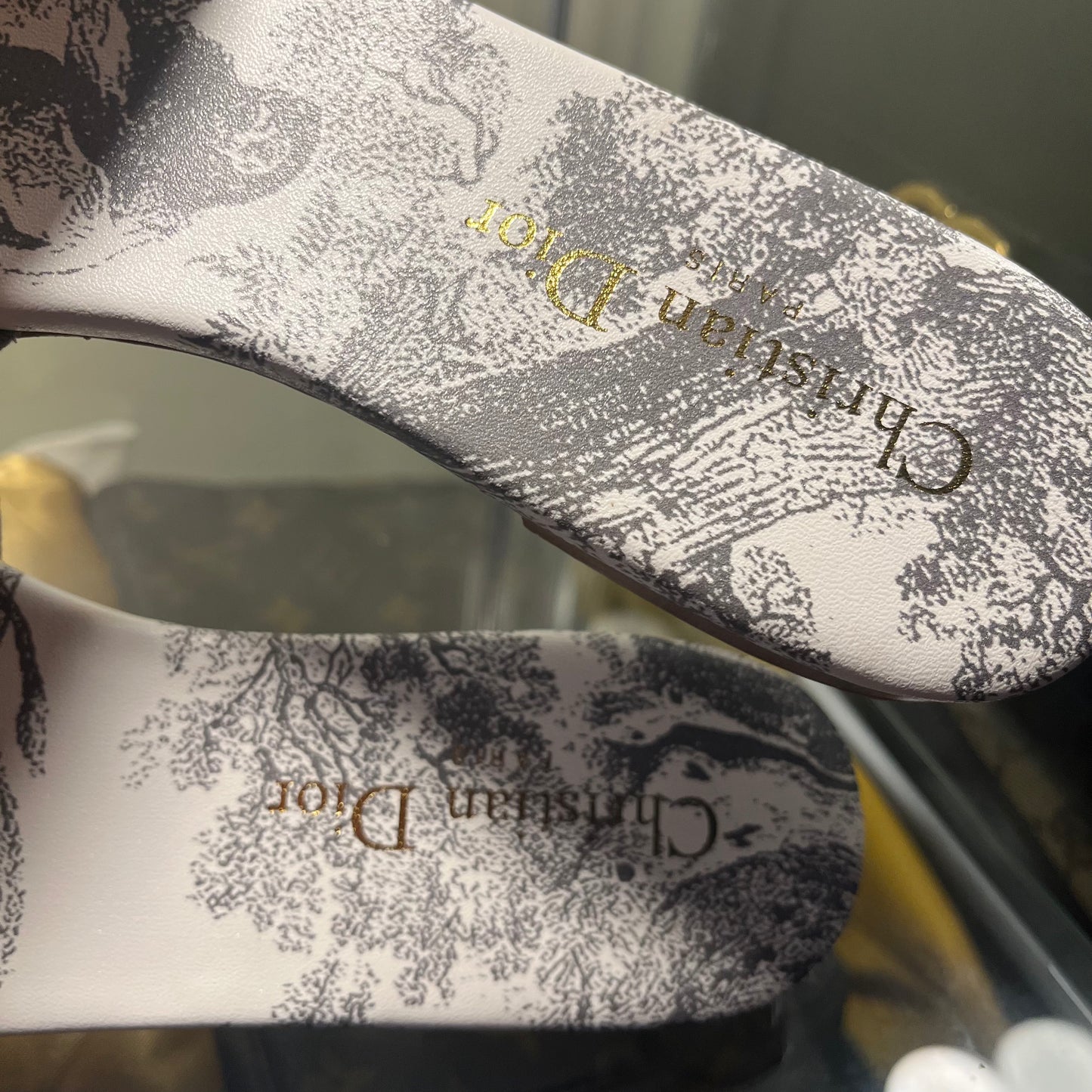 Christian Dior Dway White Printed