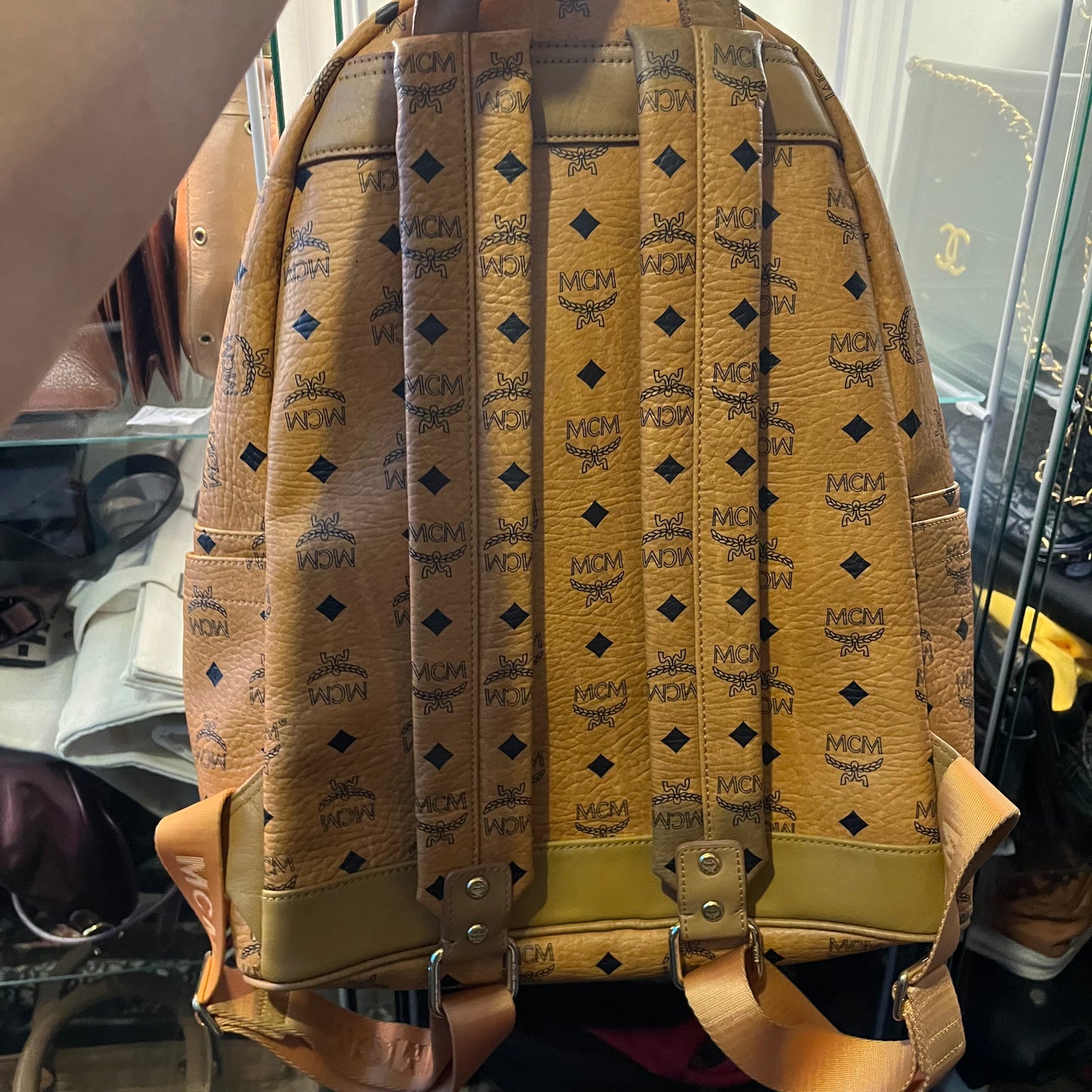 MCM Studded Backpack