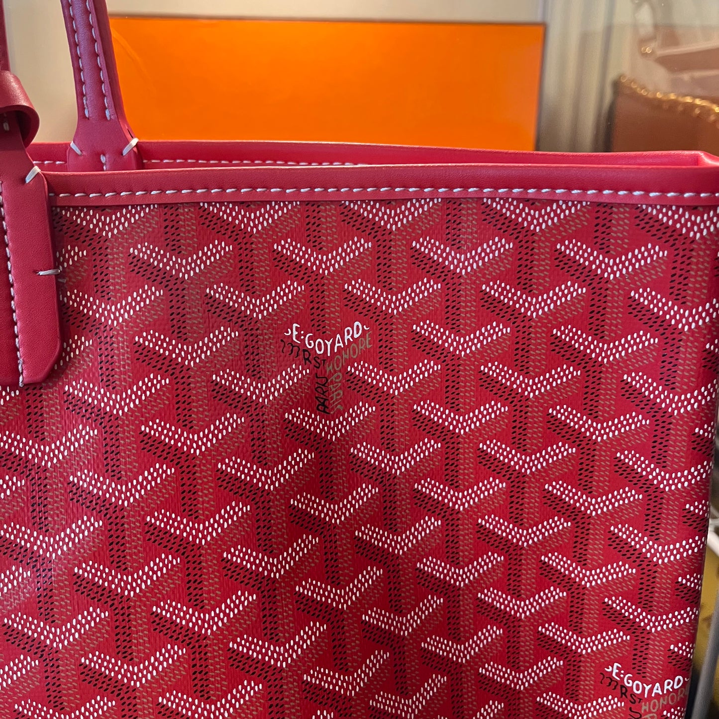 Goyard St Louis GM Red