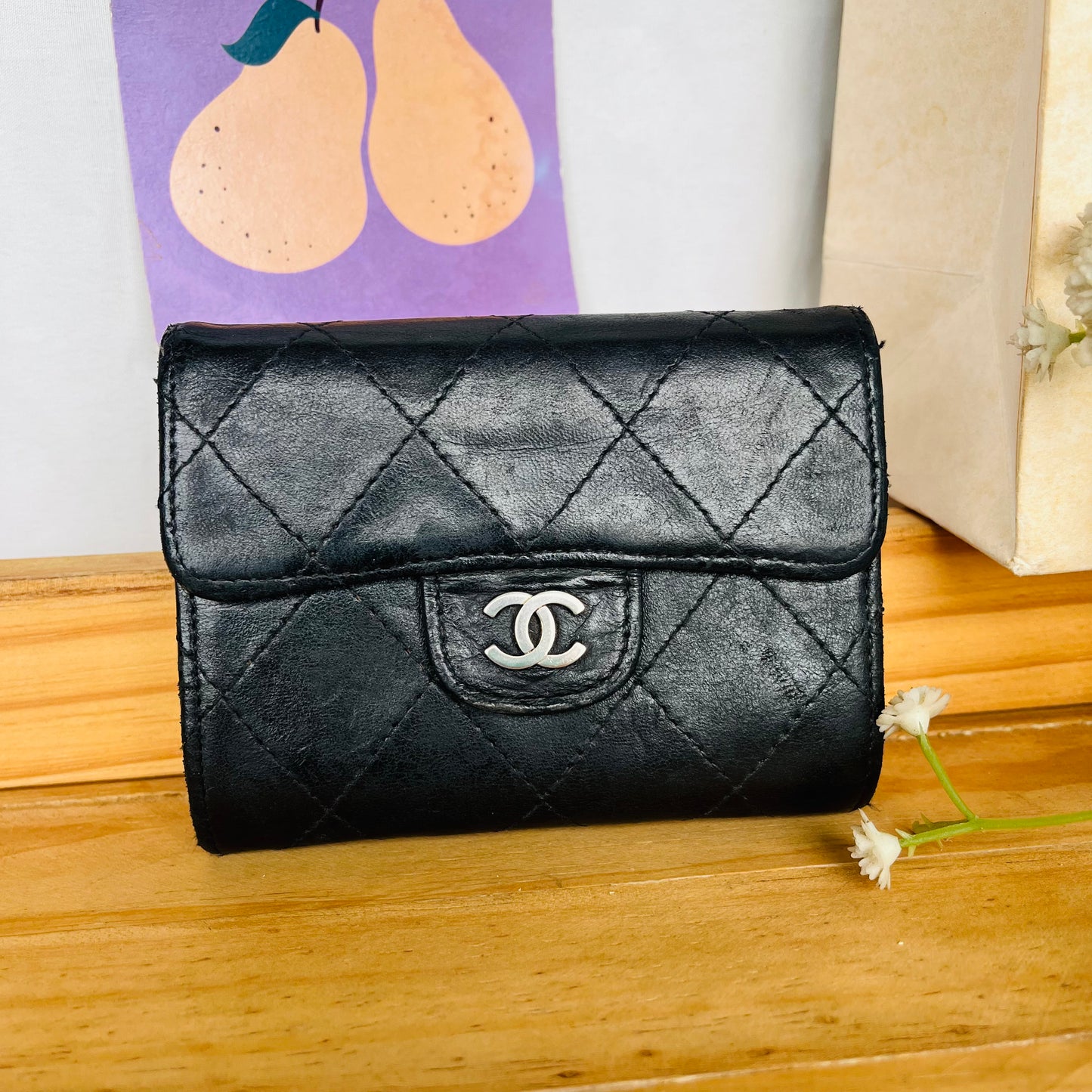 Chanel Quilted Wallet