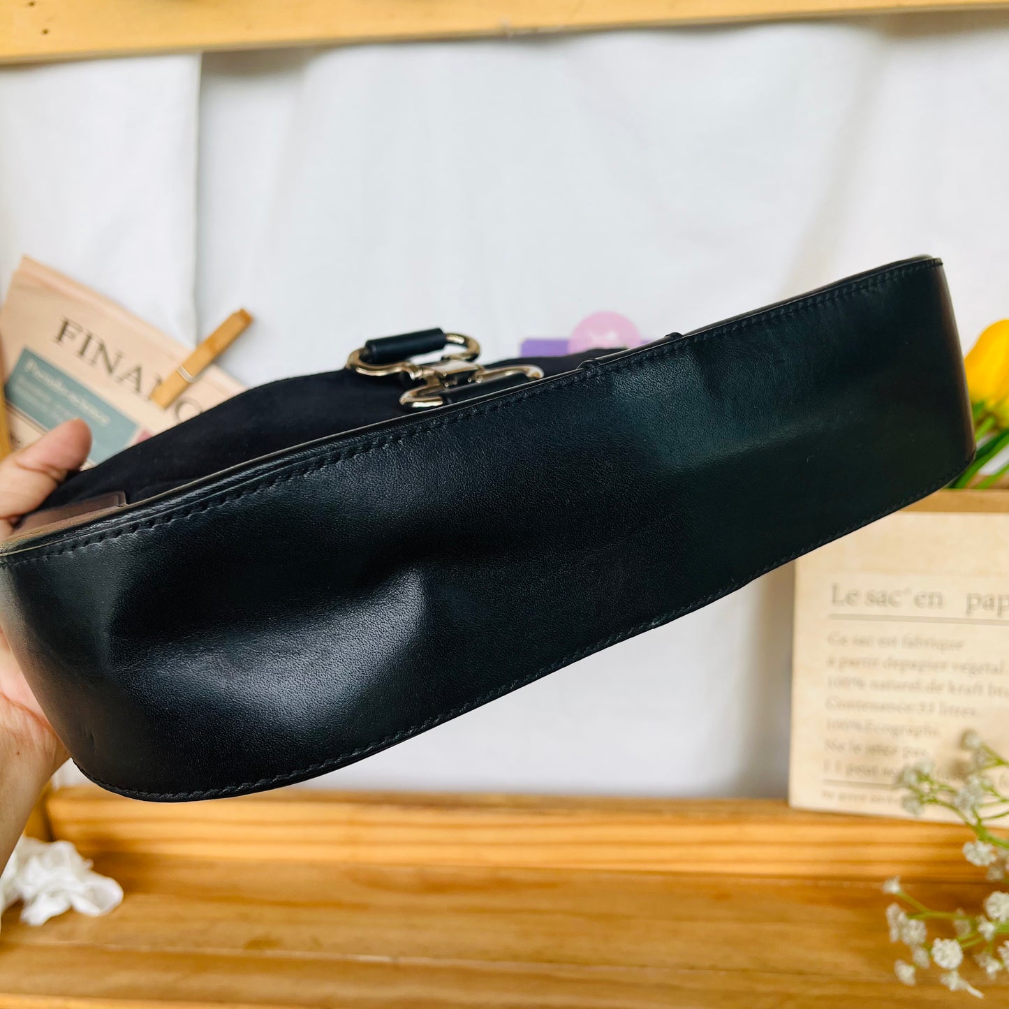C3line Suede Baguette