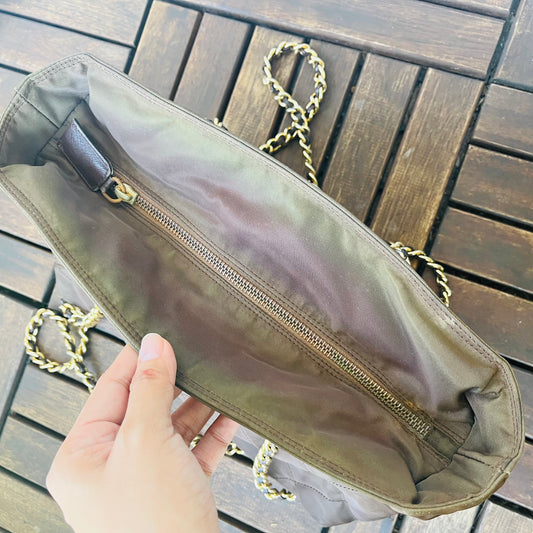 Pr@da Chain Shoulder Bag