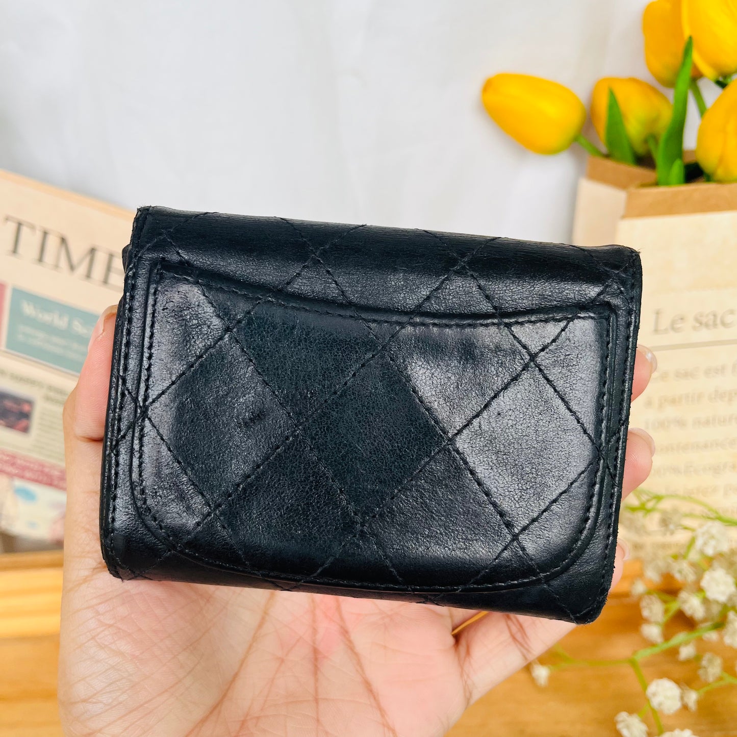 Chanel Quilted Wallet