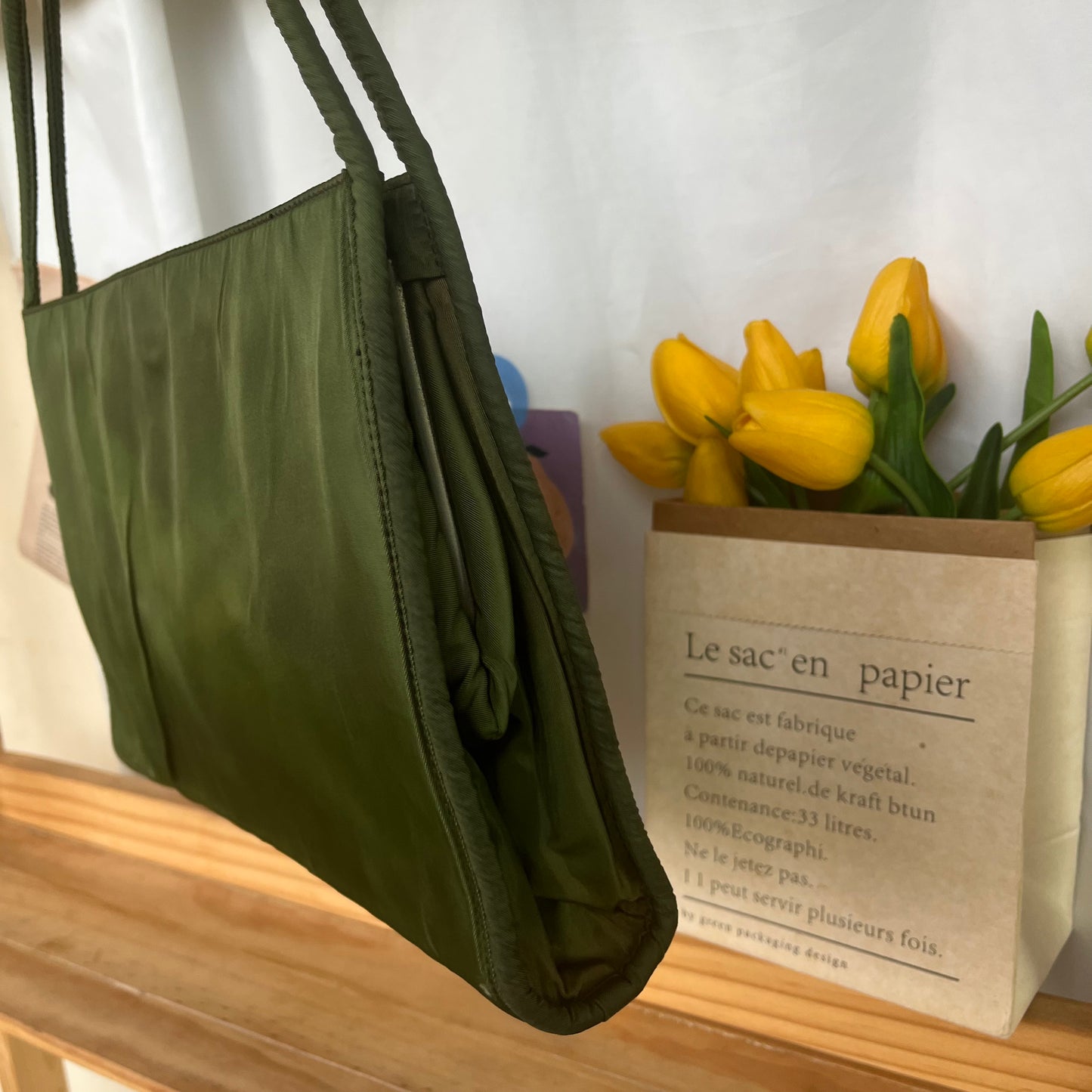 Pr@da Baguette Bag