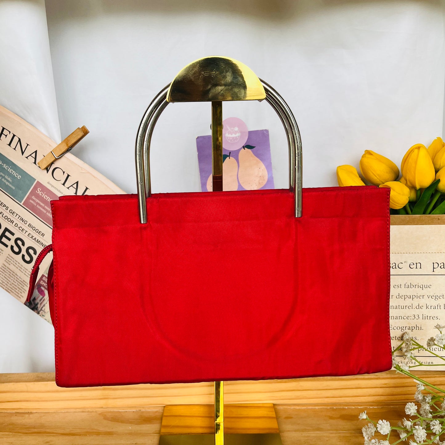 Pr@da Red Tote