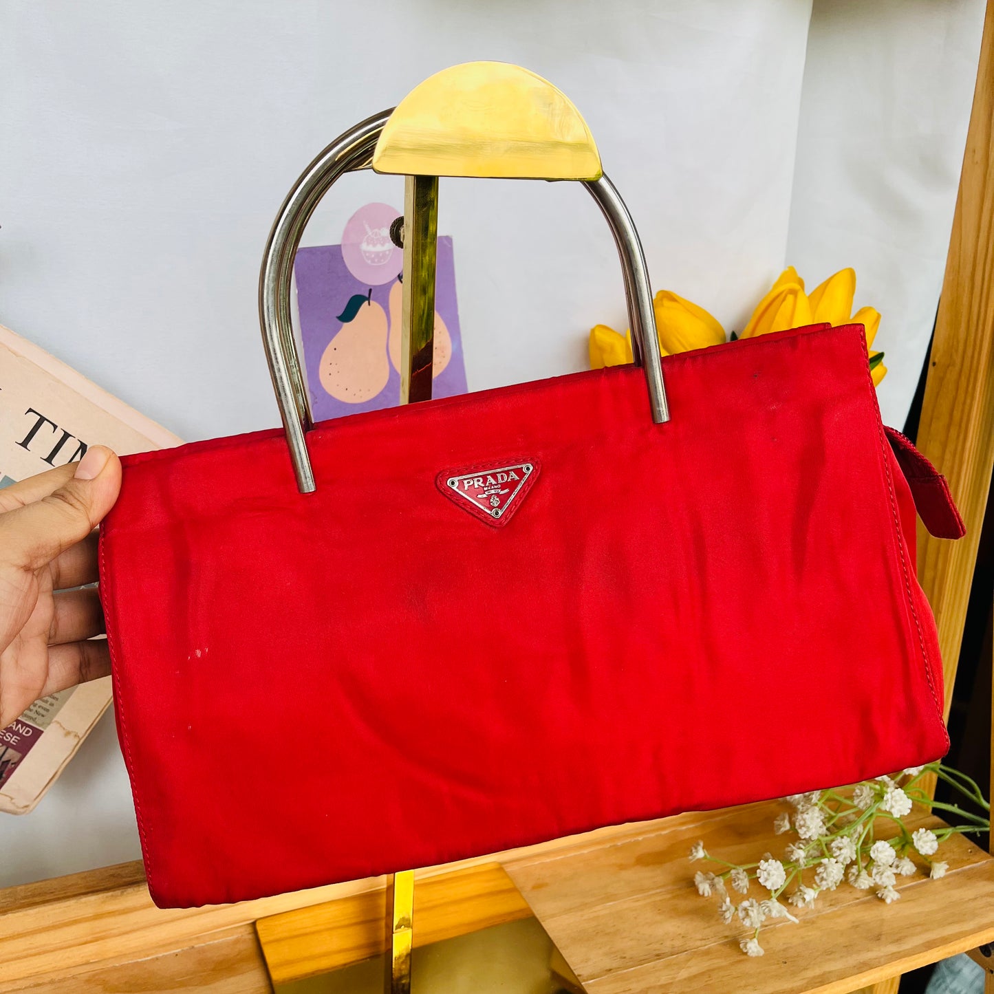 Pr@da Red Tote