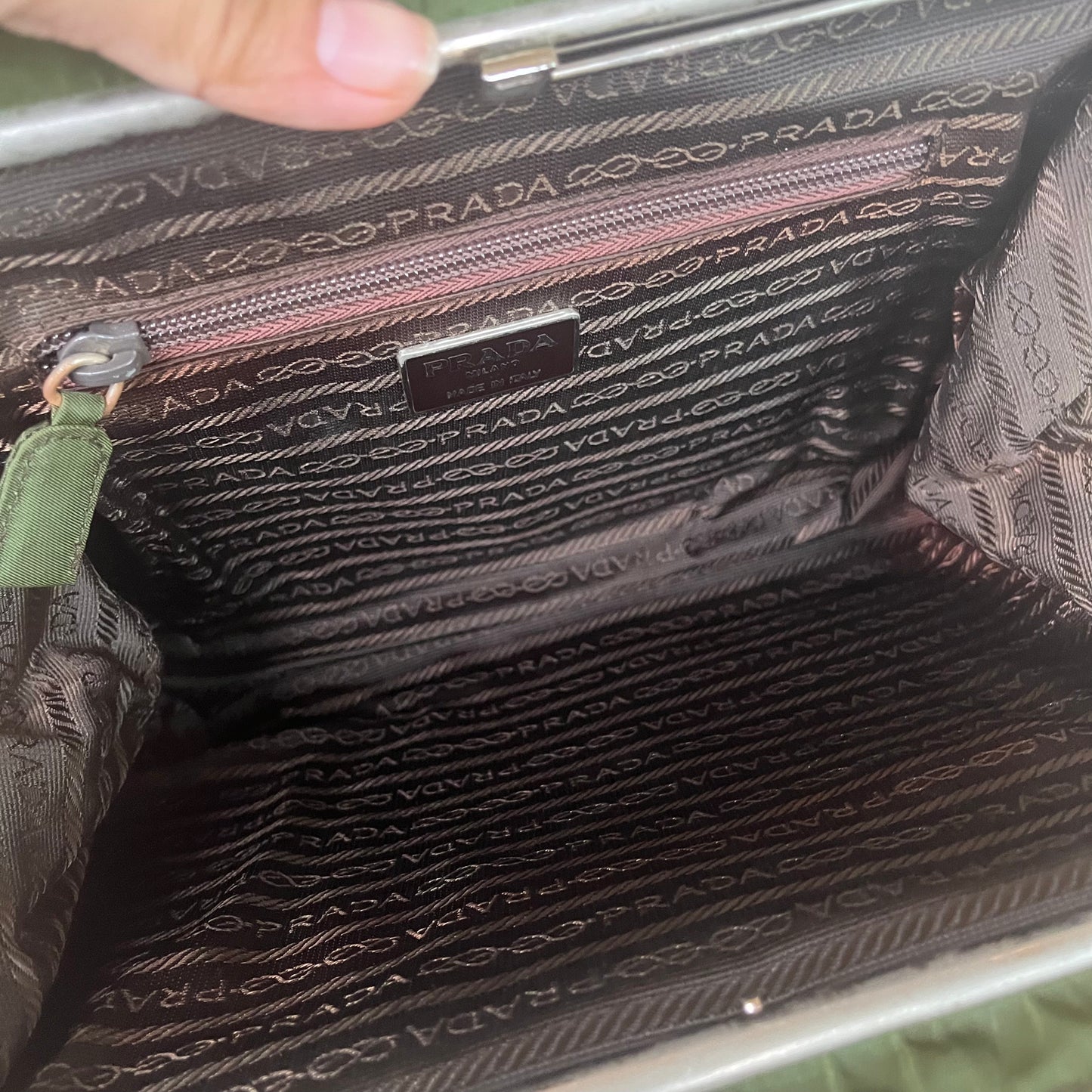 Pr@da Baguette Bag