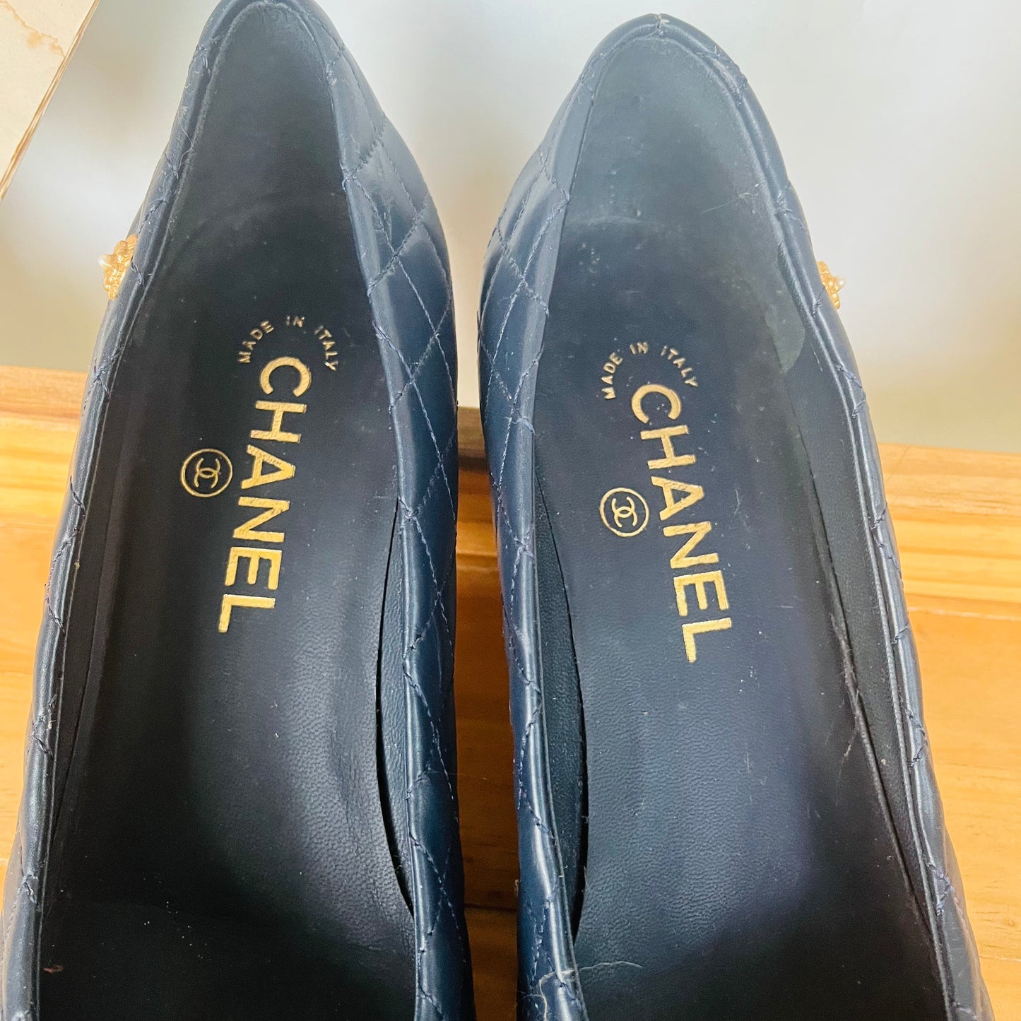 Chanel Quilted Heels