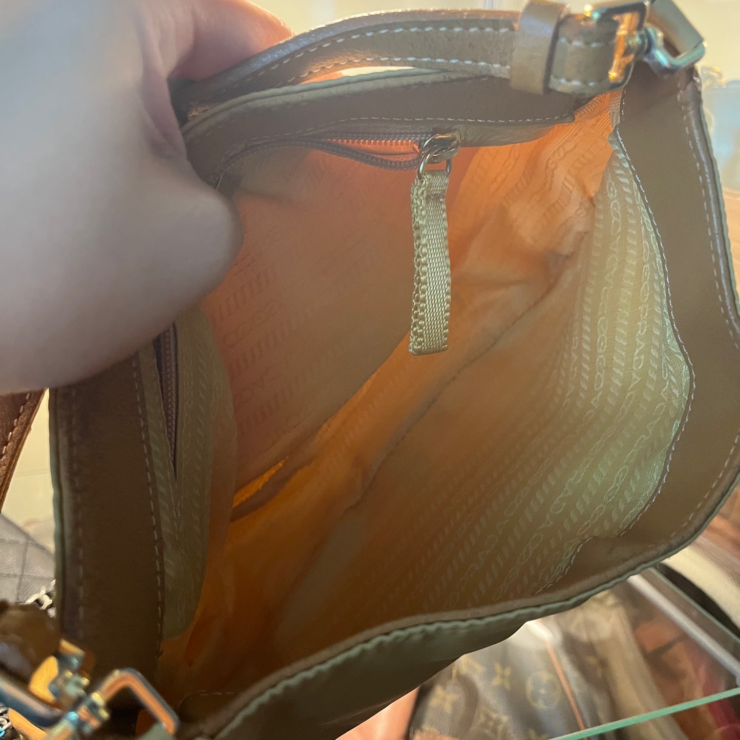 Prada Camel Baguette
