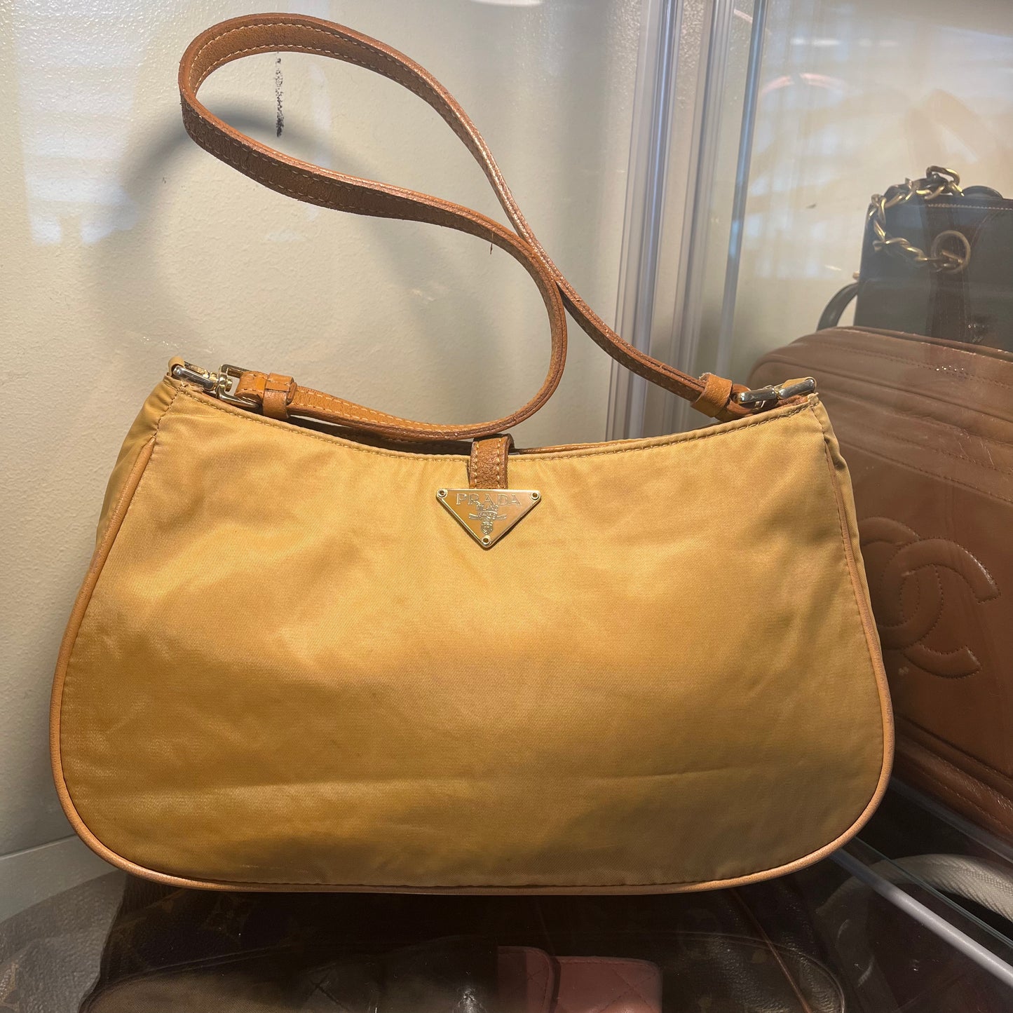 Prada Camel Baguette
