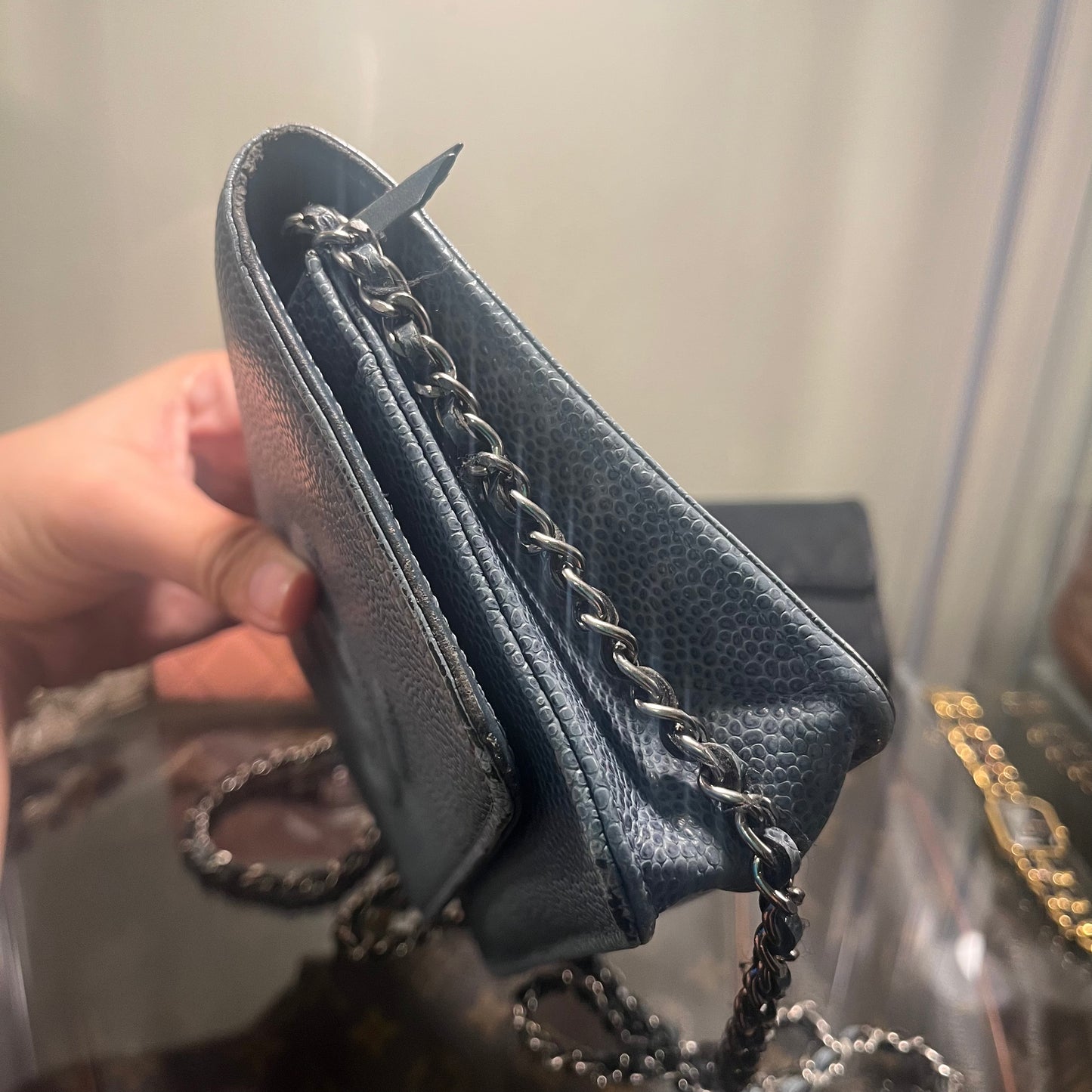 Chanel WOC Caviar