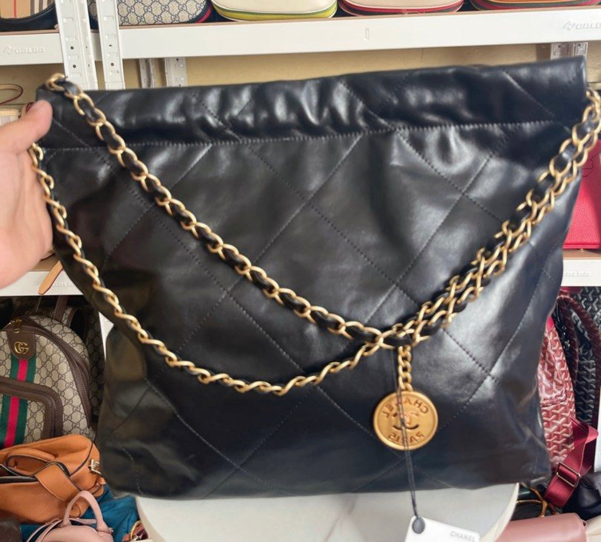 Chanel Quilted Chain Tote