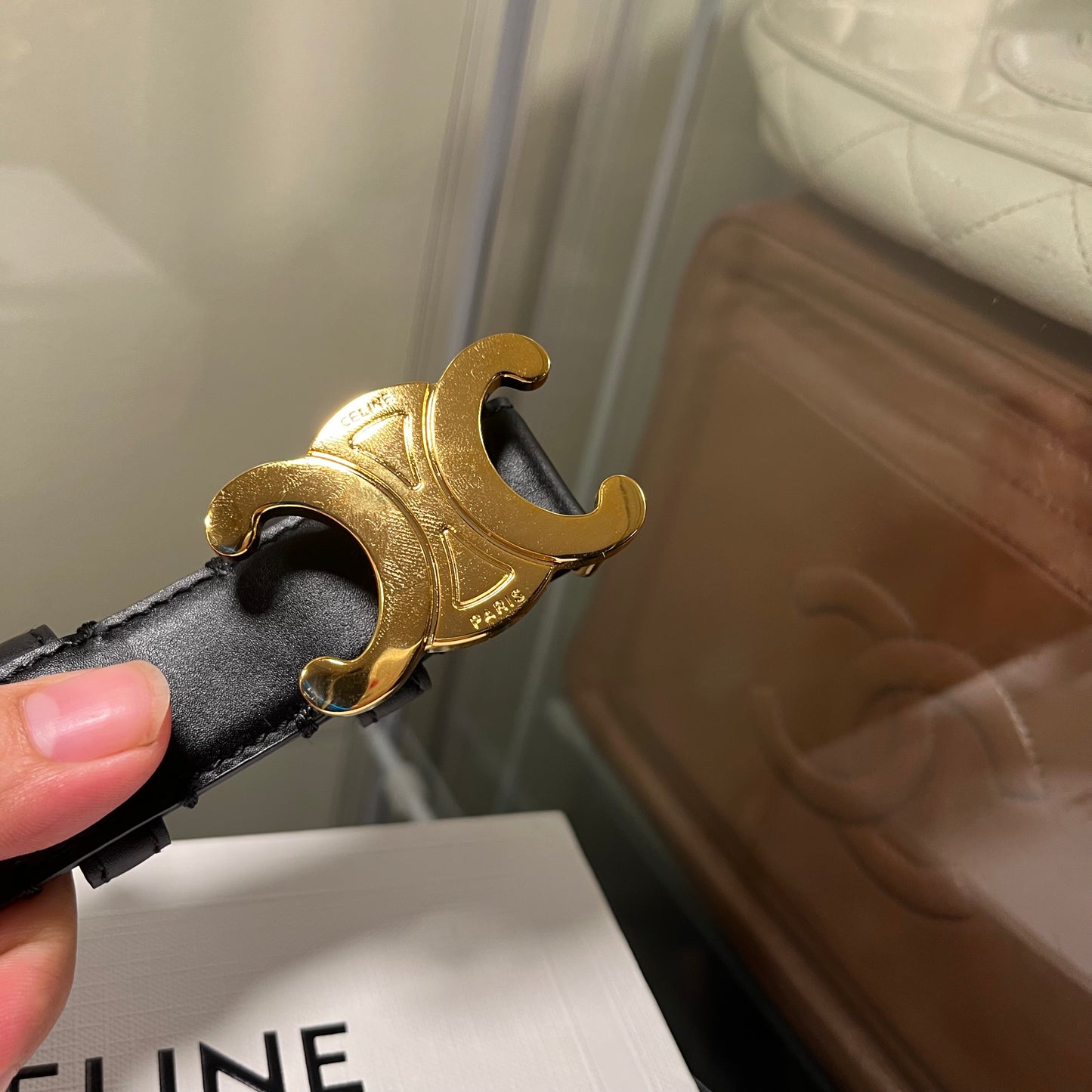 Celine Triomphe Belt 80