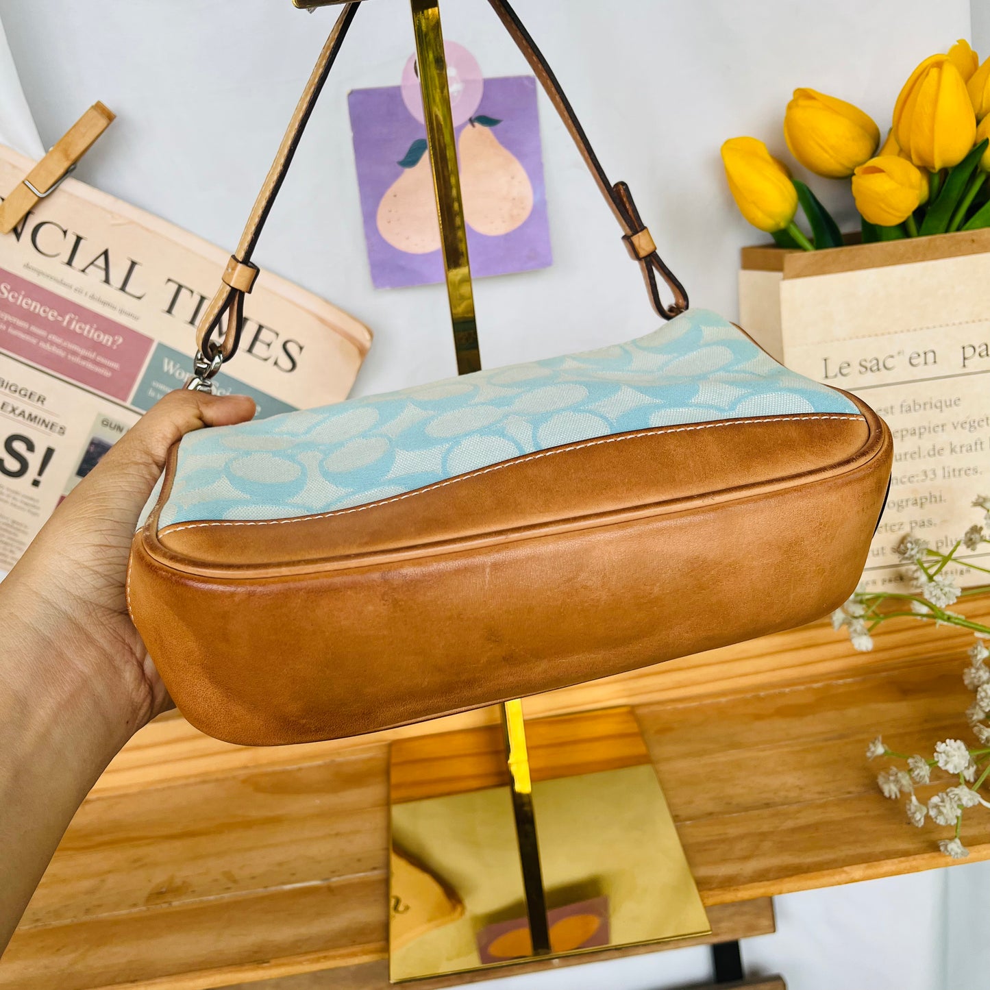 Coach Blue Pochette