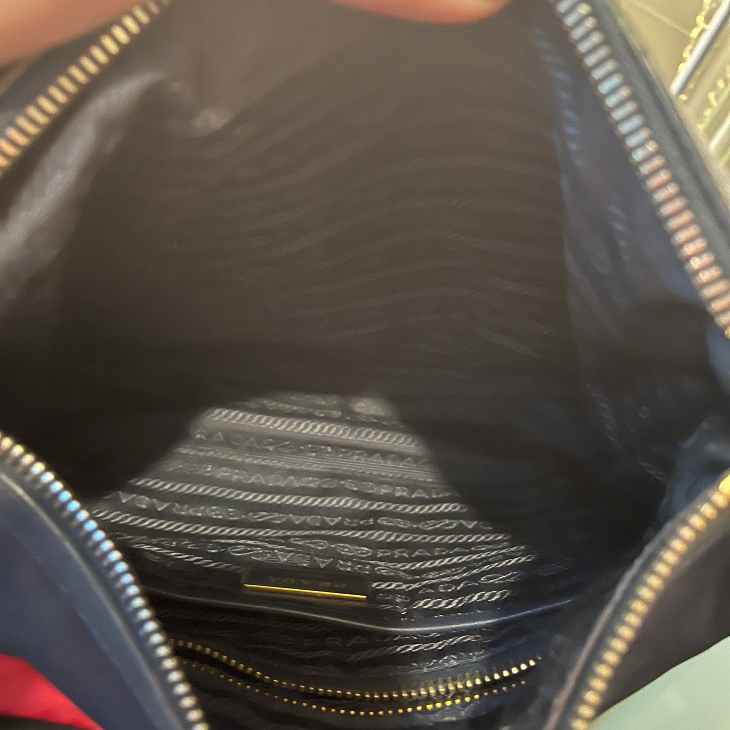 Prada Tessuto Saffiano Crossbody