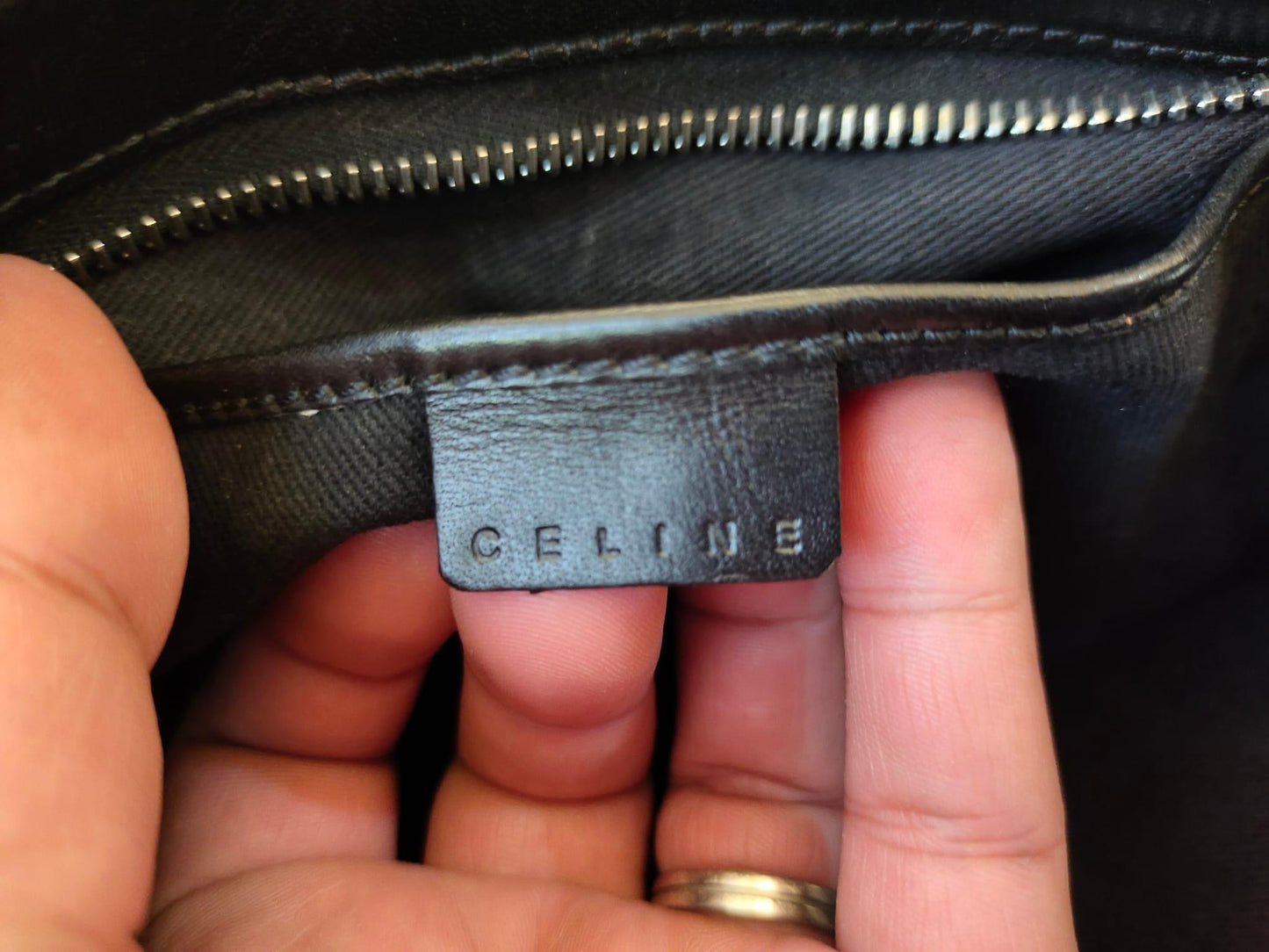 C3line Suede Baguette