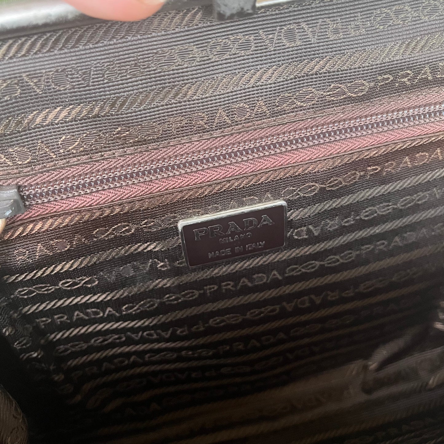 Pr@da Baguette Bag