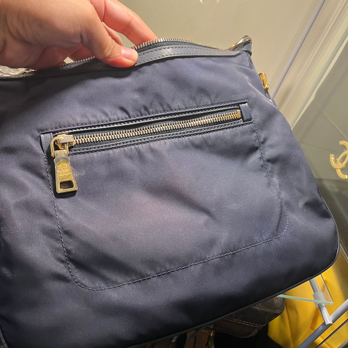 Prada Tessuto Saffiano Crossbody