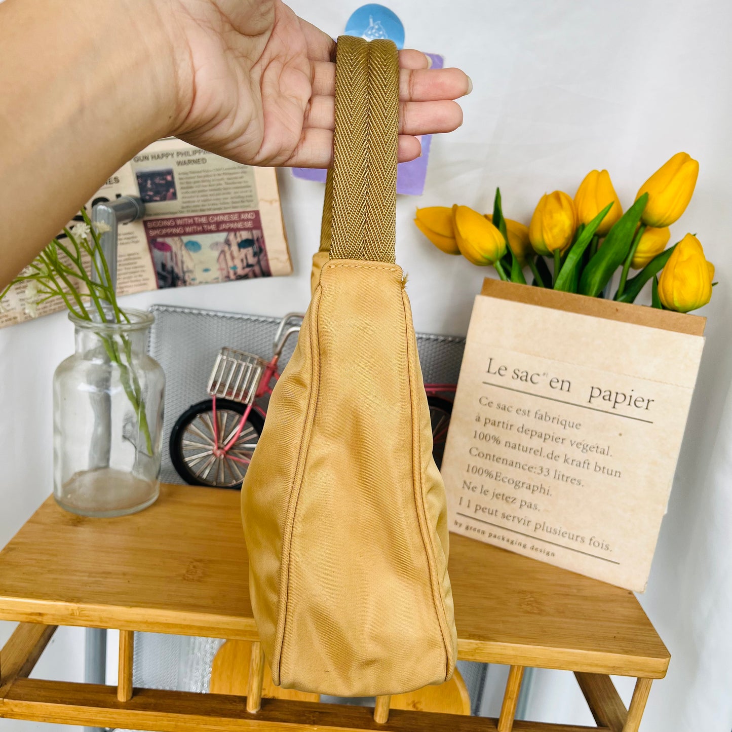 Pr@da Hobo Baguette