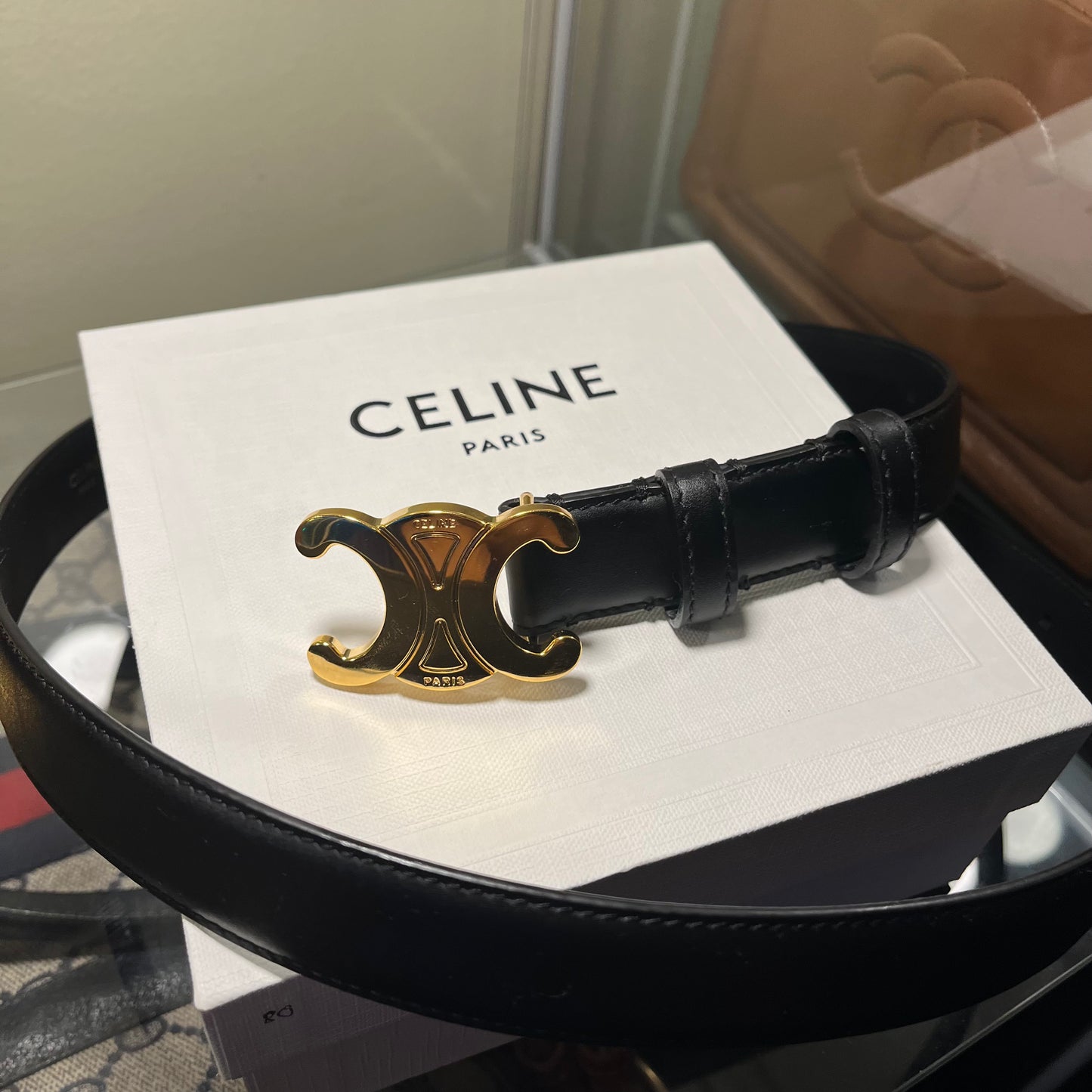 Celine Triomphe Belt 80